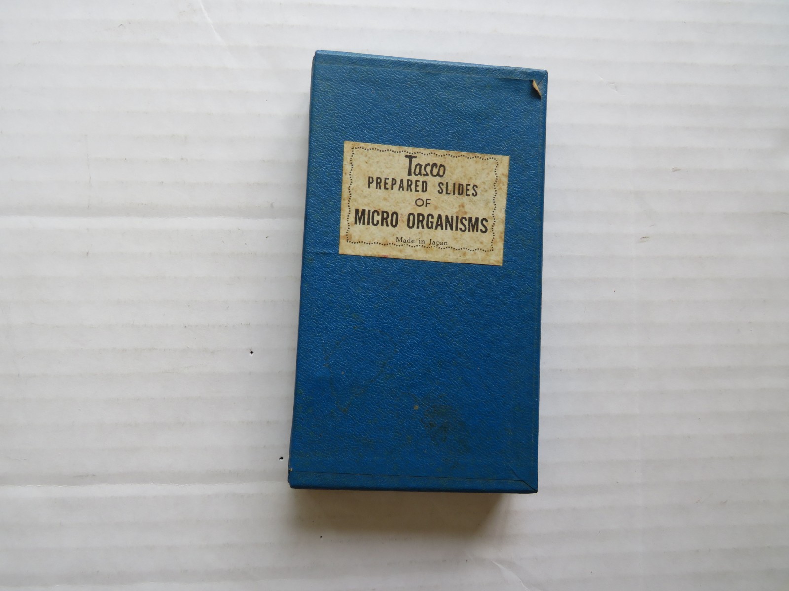 Vrg Tasco Prepared Microscope Slides of Micro Organisms No. 12PS16 Original Box