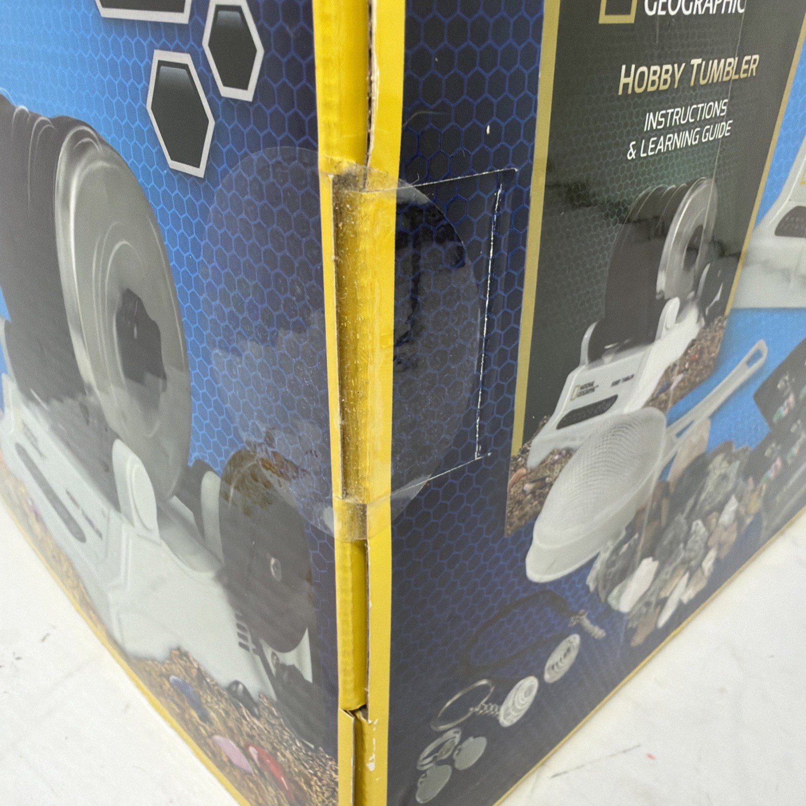 National Geographic Rock Tumbler Hobby Edition STEM Kit –New Complete