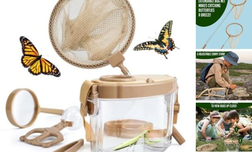 Kids’ Bug Catching Kit – Complete Insect Exploration Set with Habitat,