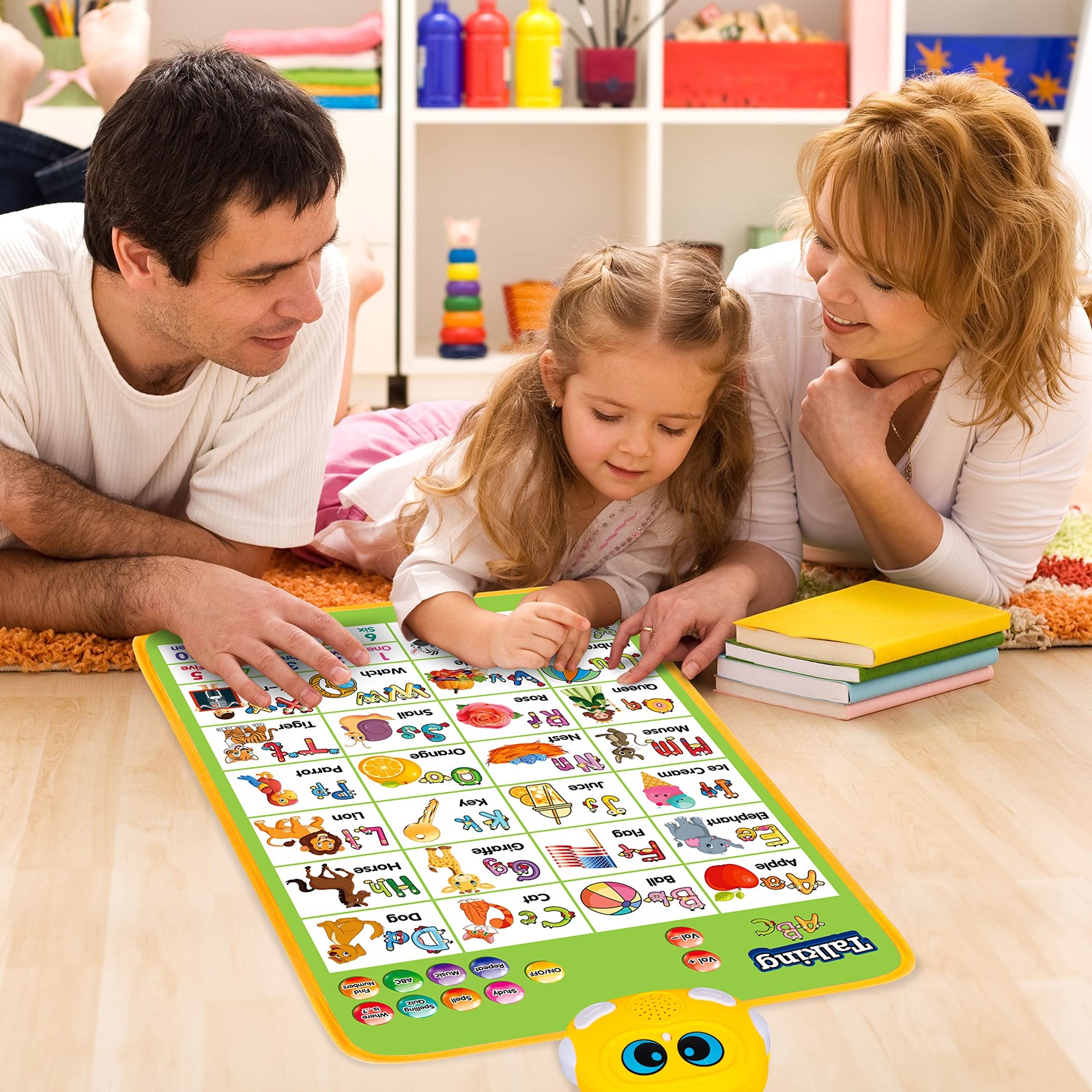 Electronic Alphabet 16 inches (W) x 24 (L) x 0.04 (H), Green