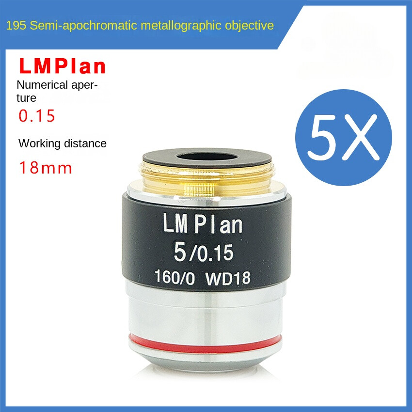 LMPlan 5X-100X Metallographic Microscope 195 Plan semi apochromatic objective