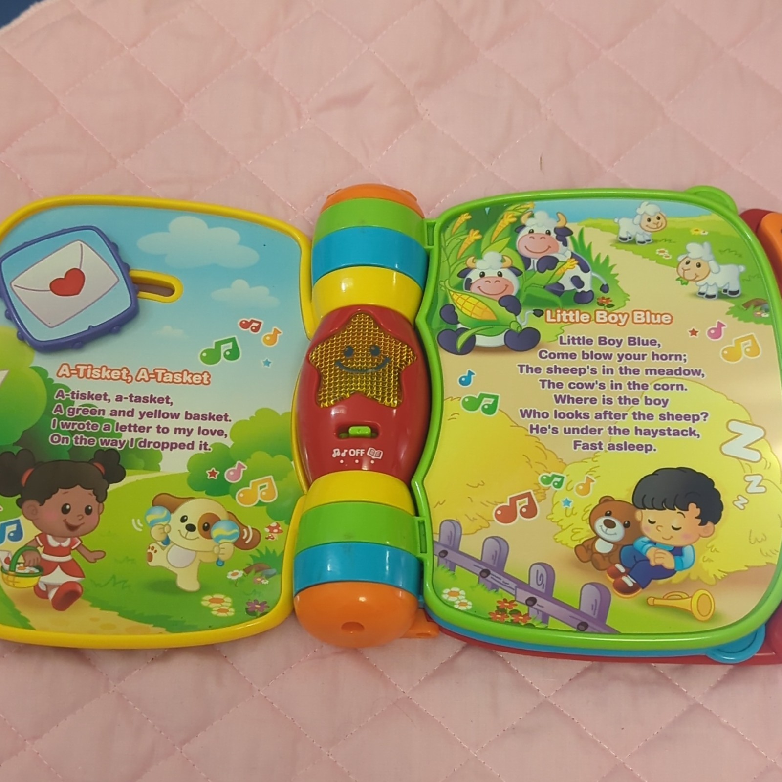 VTech Musical Rhymes Game Book Interactive Electronic Learning Toy Ages 1-4