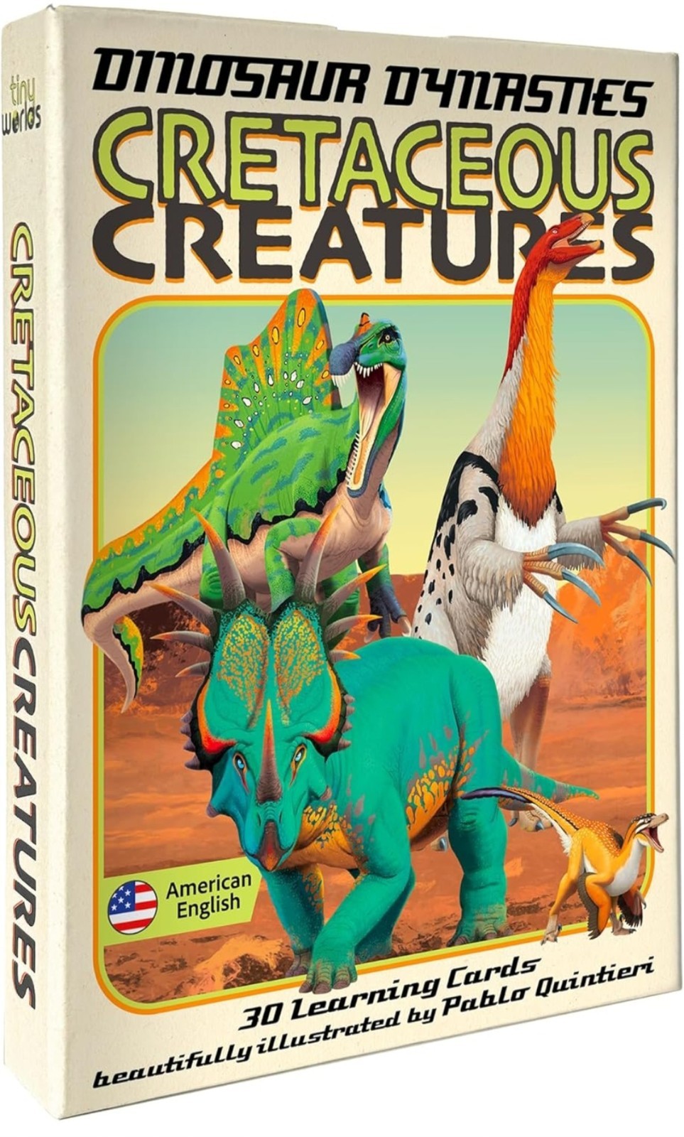 Dinosaur Dynasties Cretaceous Creatures 30 Card Set – Educational Kids Gift 6+