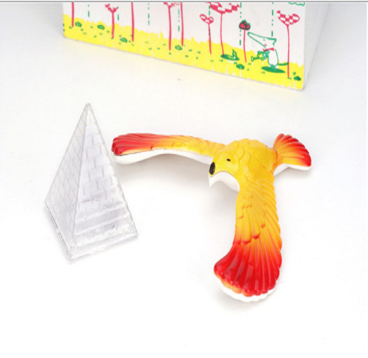 Magic Balancing Bird + Pyramid Toy Physic Science Education Prop Children Kid