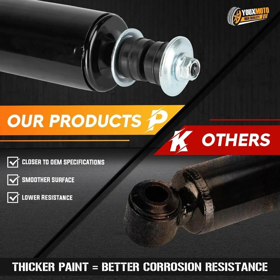 Rear Strut Assembly Shock Absorber Compatible with Toyota Sienna 3.0L V6 FWD