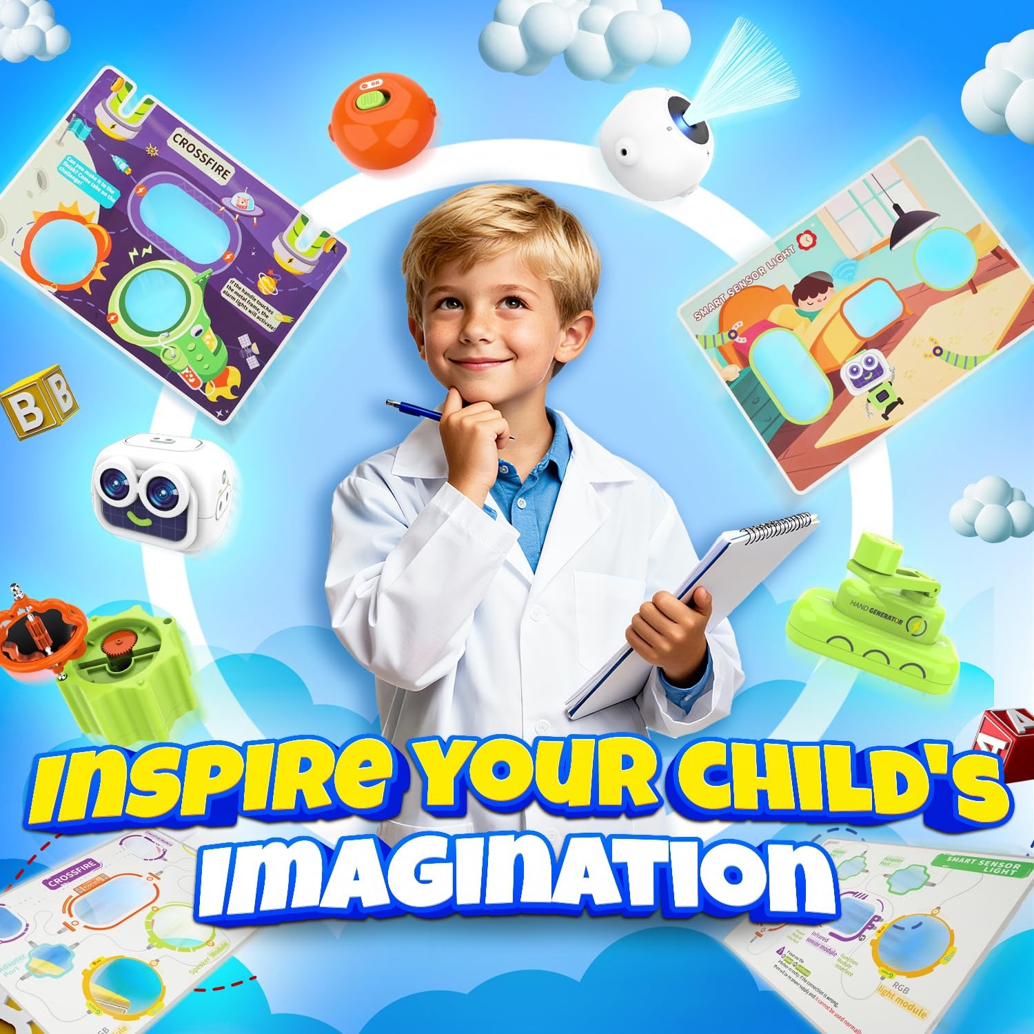 Science Kits for | STEM Toys for Kid, Electronics Exploration Kit, Over 300 P…