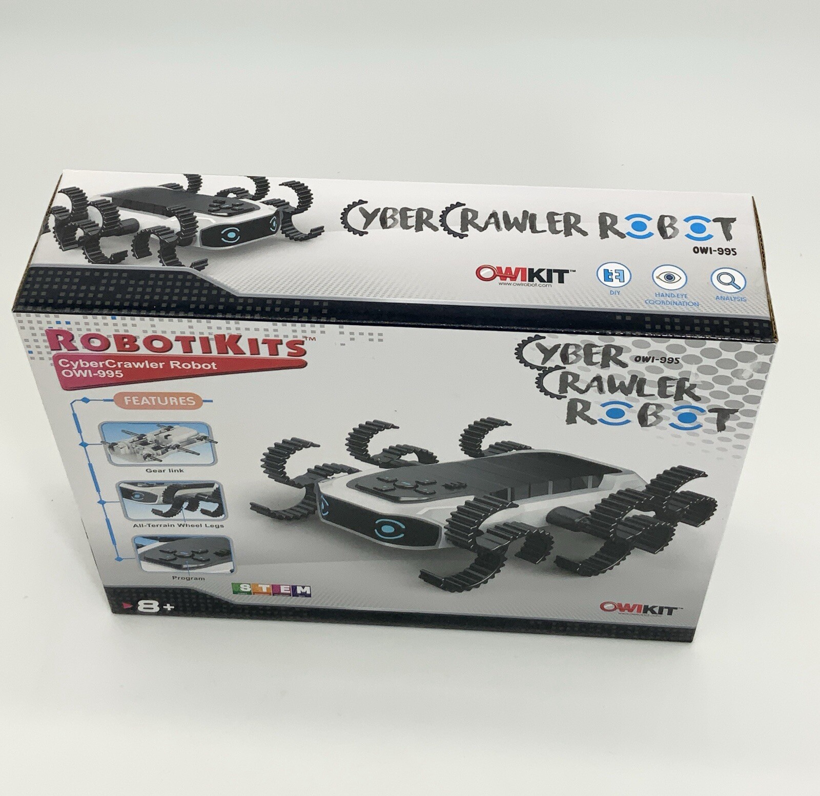 Robotikits Cyber Crawler Robot Learning Coding Robot STEM Learning Gift Idea