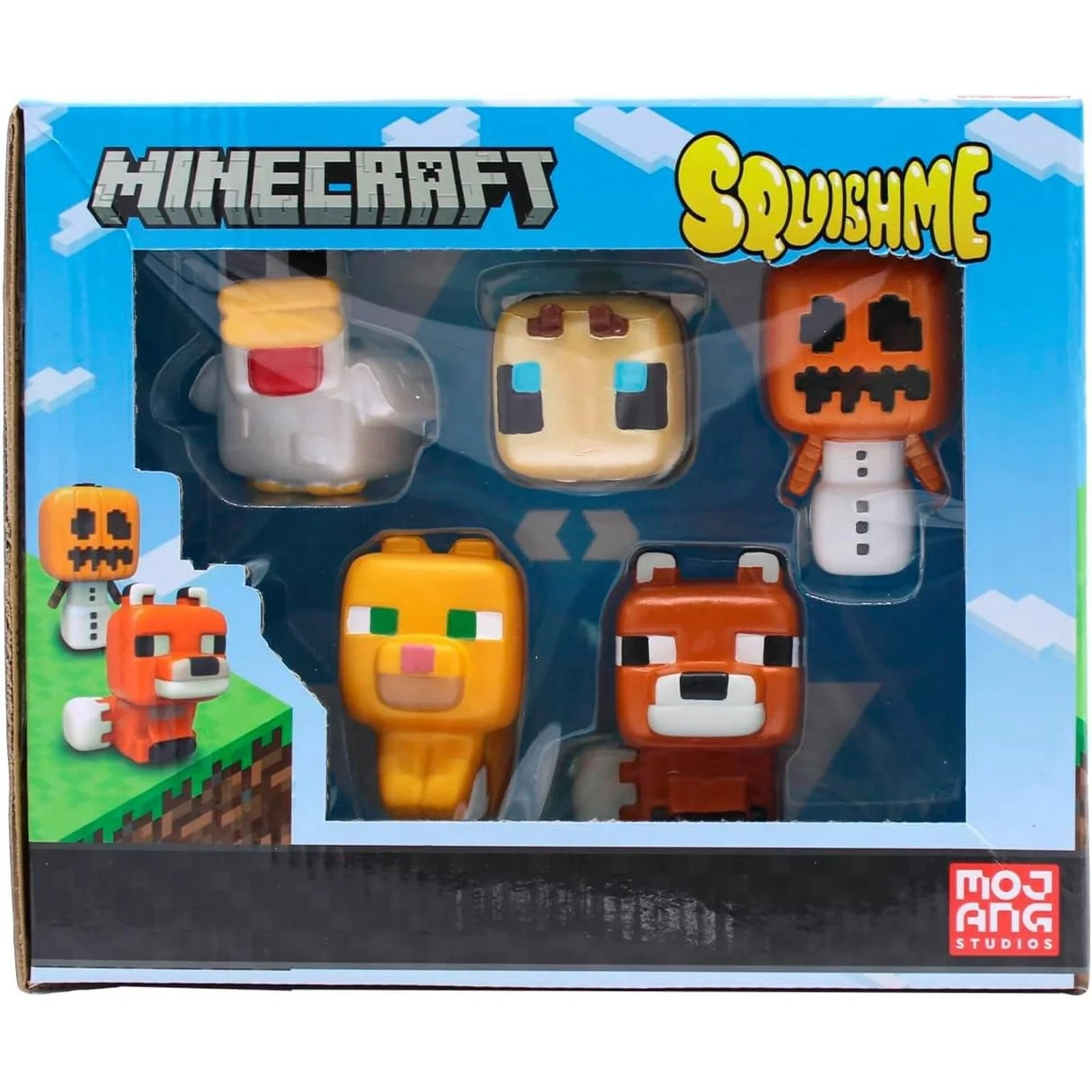 Minecraft 5 Piece SquishMe Collectors Box