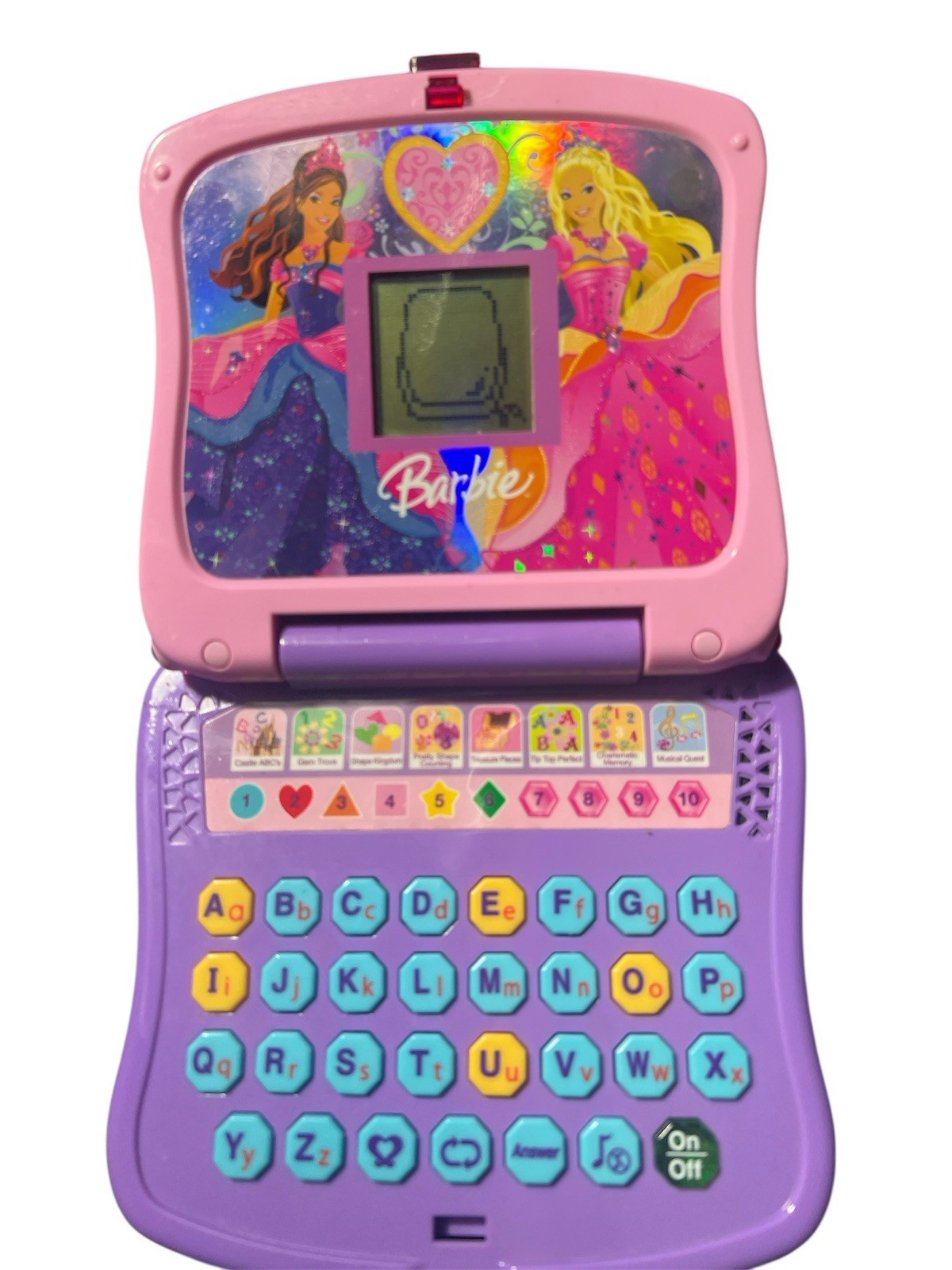 Barbie Educational Game by Oregon Scientific DJ68 ABCs Memory Counting Preowned