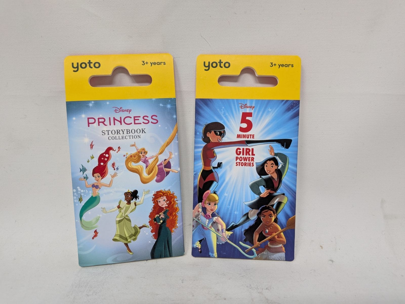 YOTO Card Bundle:Disney Princess Storybook Collection,5min Girl Power Audio Card