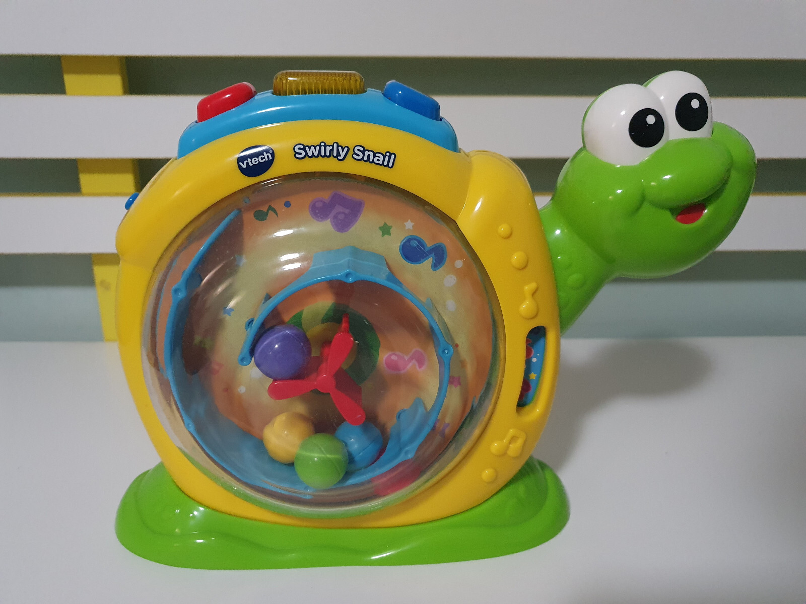 VTECH SWIRLY SNAIL SPINNING FUN 12-36 MONTHS 55+ SONGS MELODIES SOUNDS & PHRASES