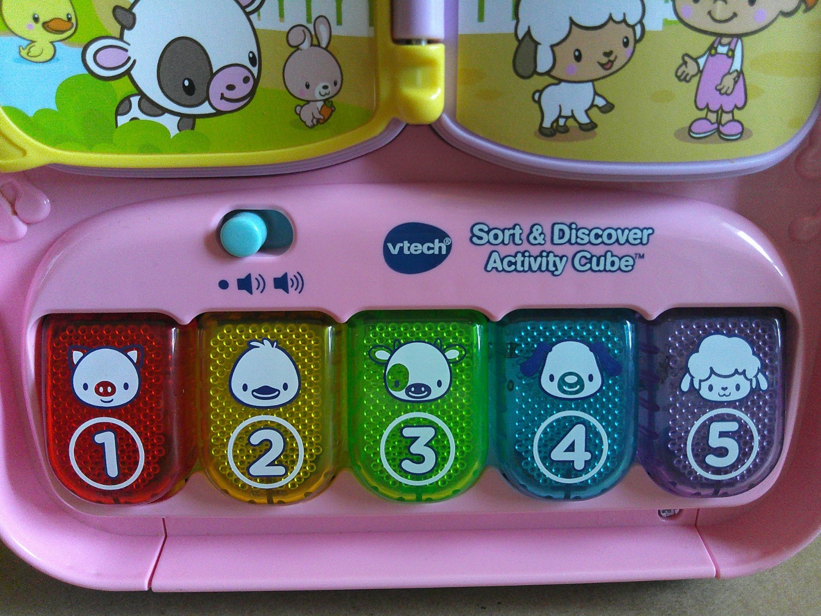 VTech Sort and Discover Activity Cube, Multicolor with BLOCKS