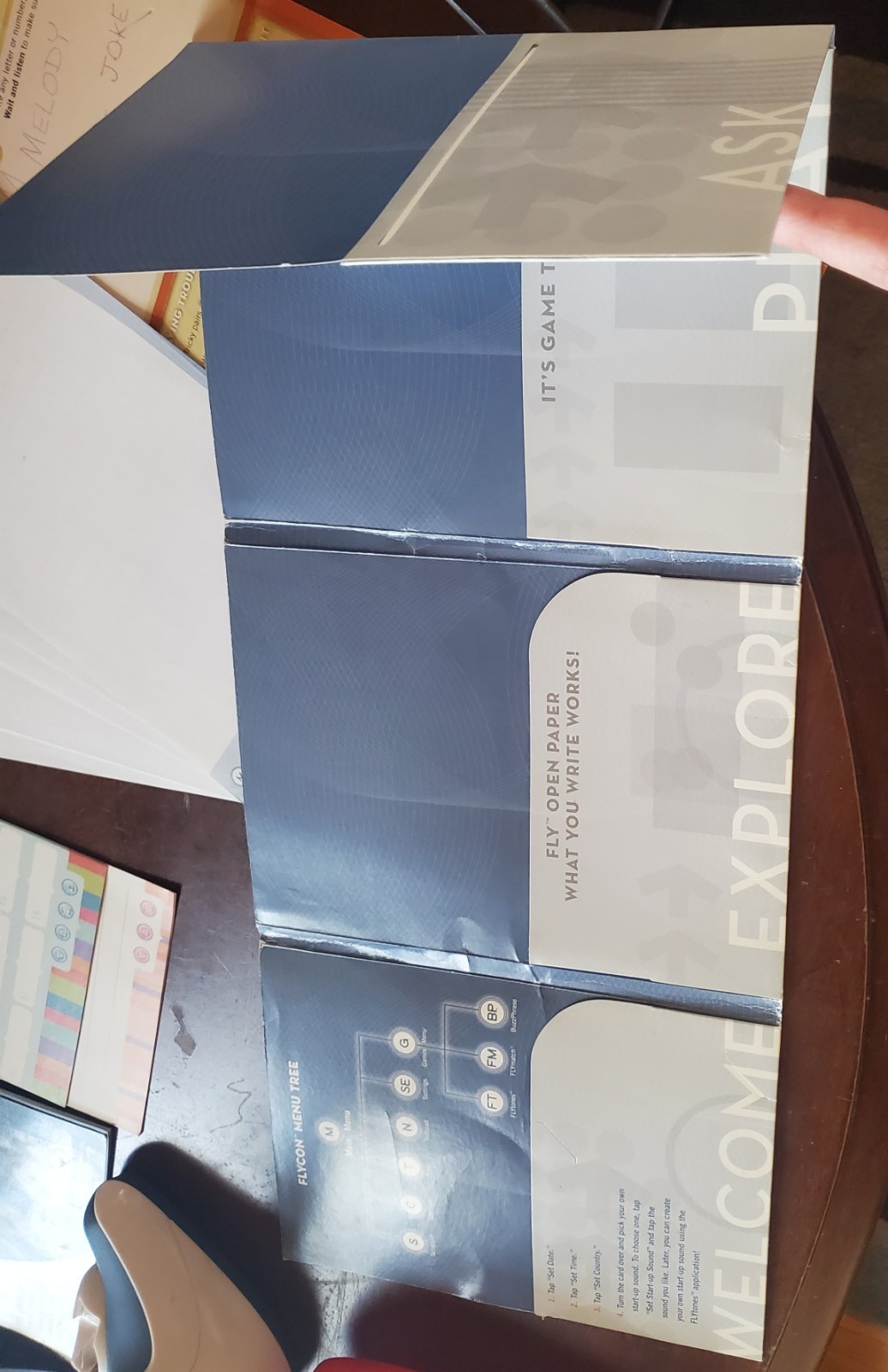 Fly Pentop Computer Pack – 3 Notebooks, Games & More COULD NOT GET PEN TO CHARGE