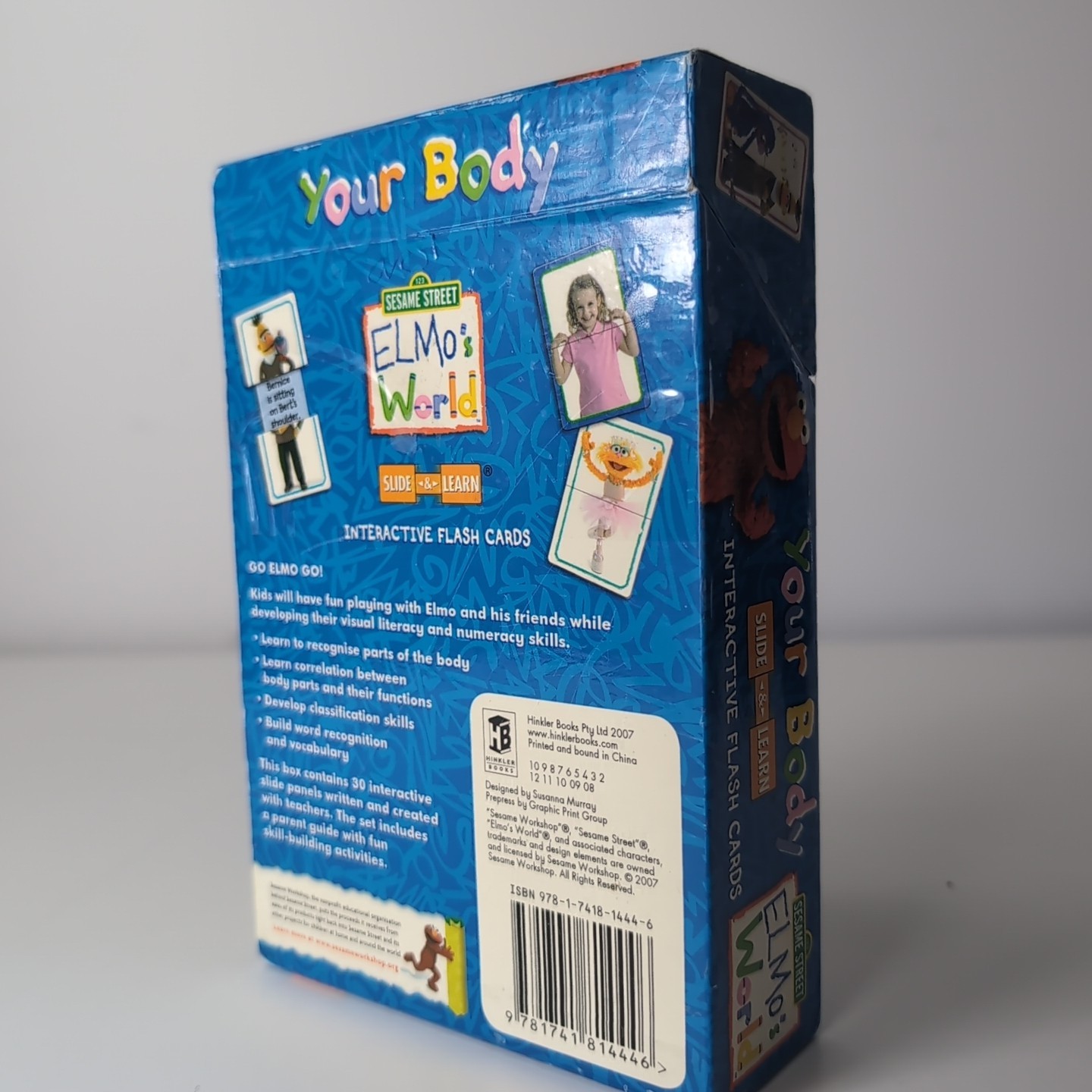 Sesame Street Vintage Elmo’s World Your Body Flash Cards Interactive
