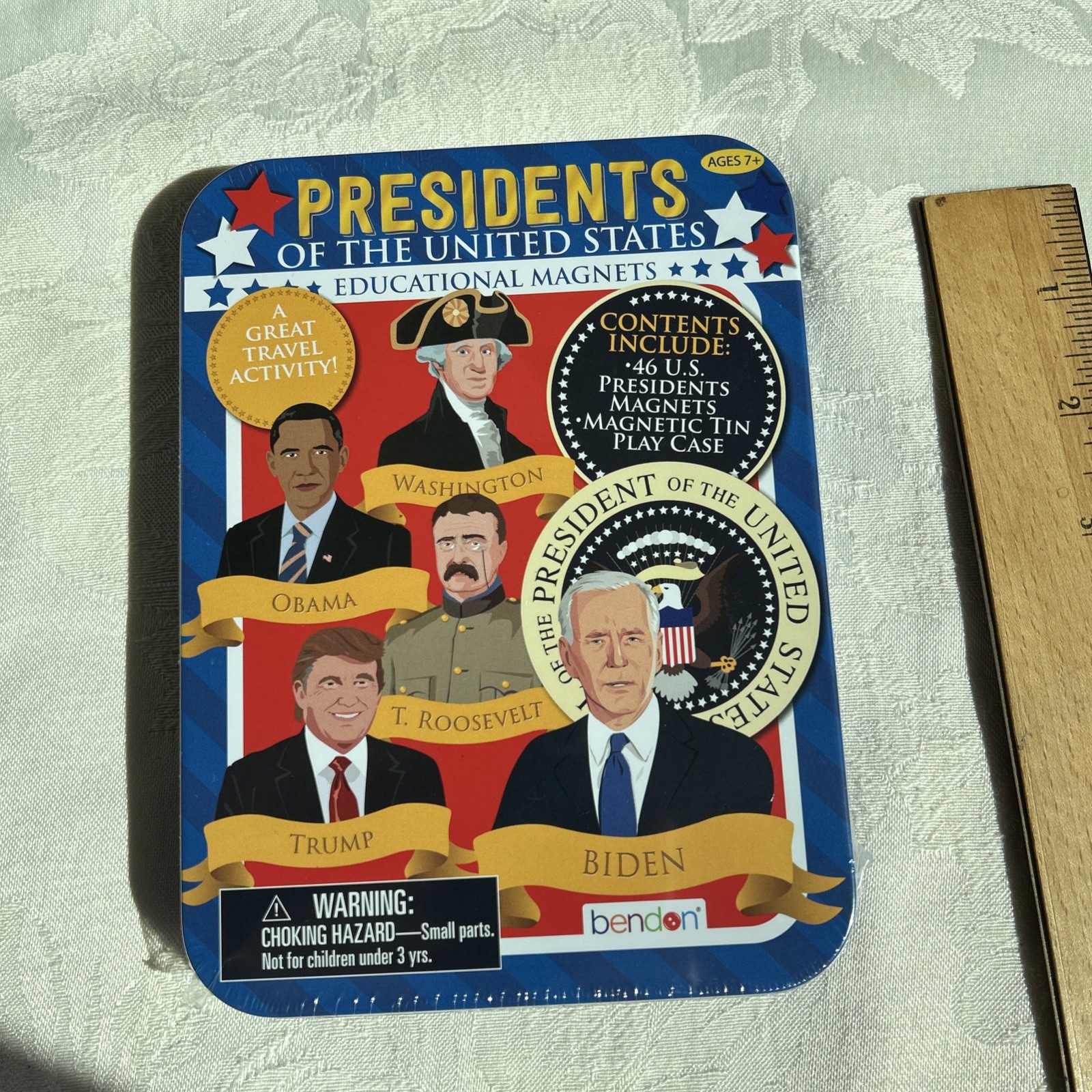 PRESIDENTS of the United States Bendon Educational Magnets/ 46 Magnets