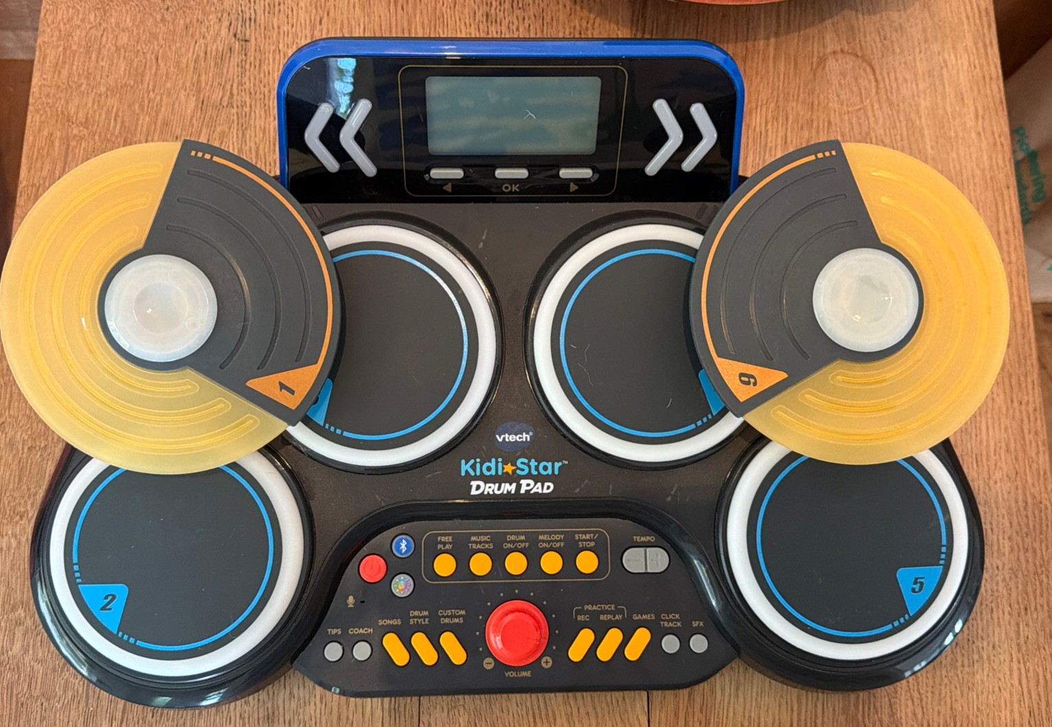 VTech Kidi Star Drum Pad Music Tracks Bluetooth Working No Drumsticks