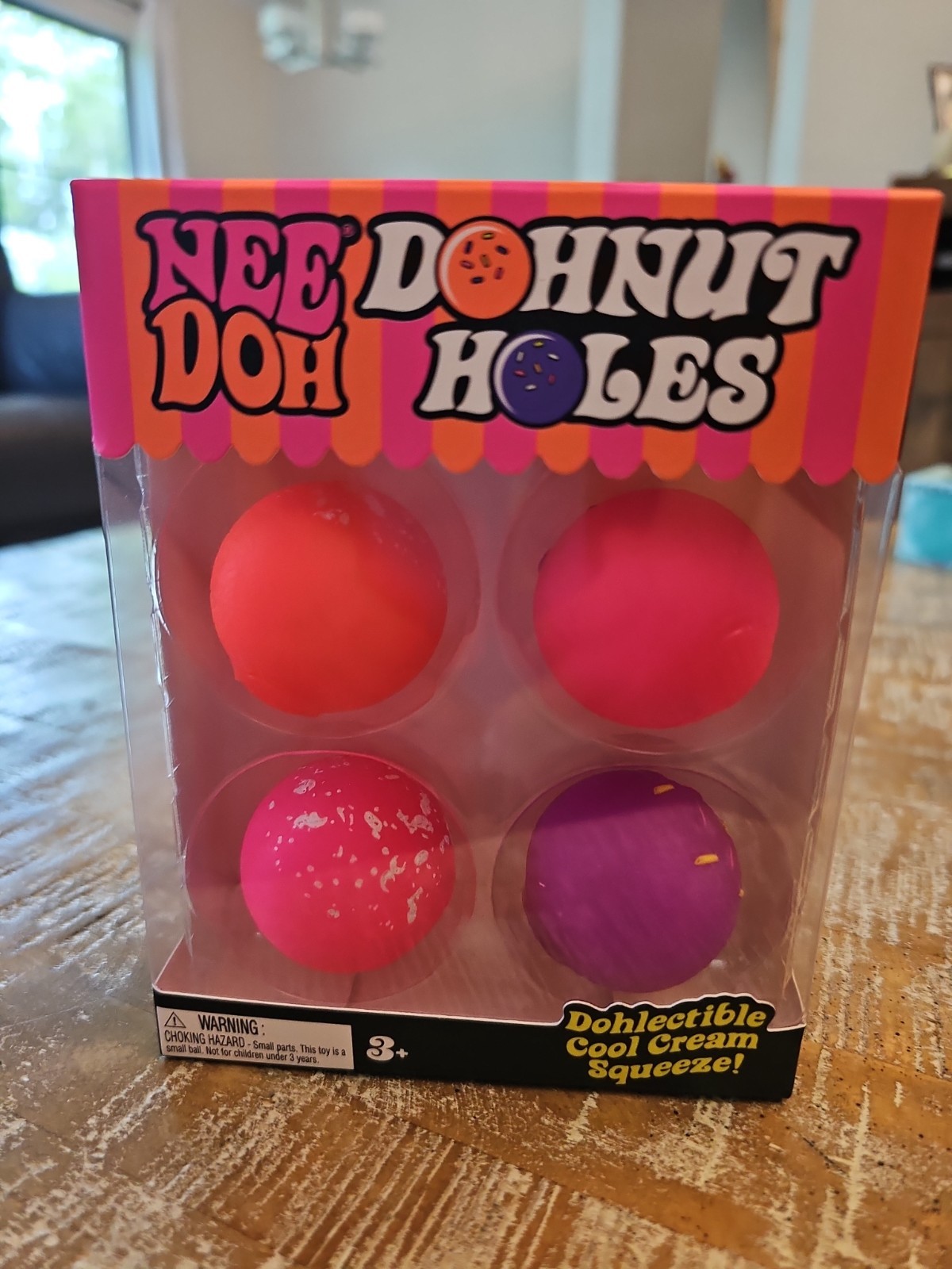 NEEDOH DOHNUT HOLES 4-PACK! AUTHENTIC New Factory Sealed Schylling NIB