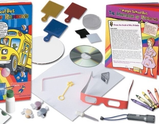 Scholastic The Mysteries Of Rainbows Science Experiment Kit By Magic School Bus