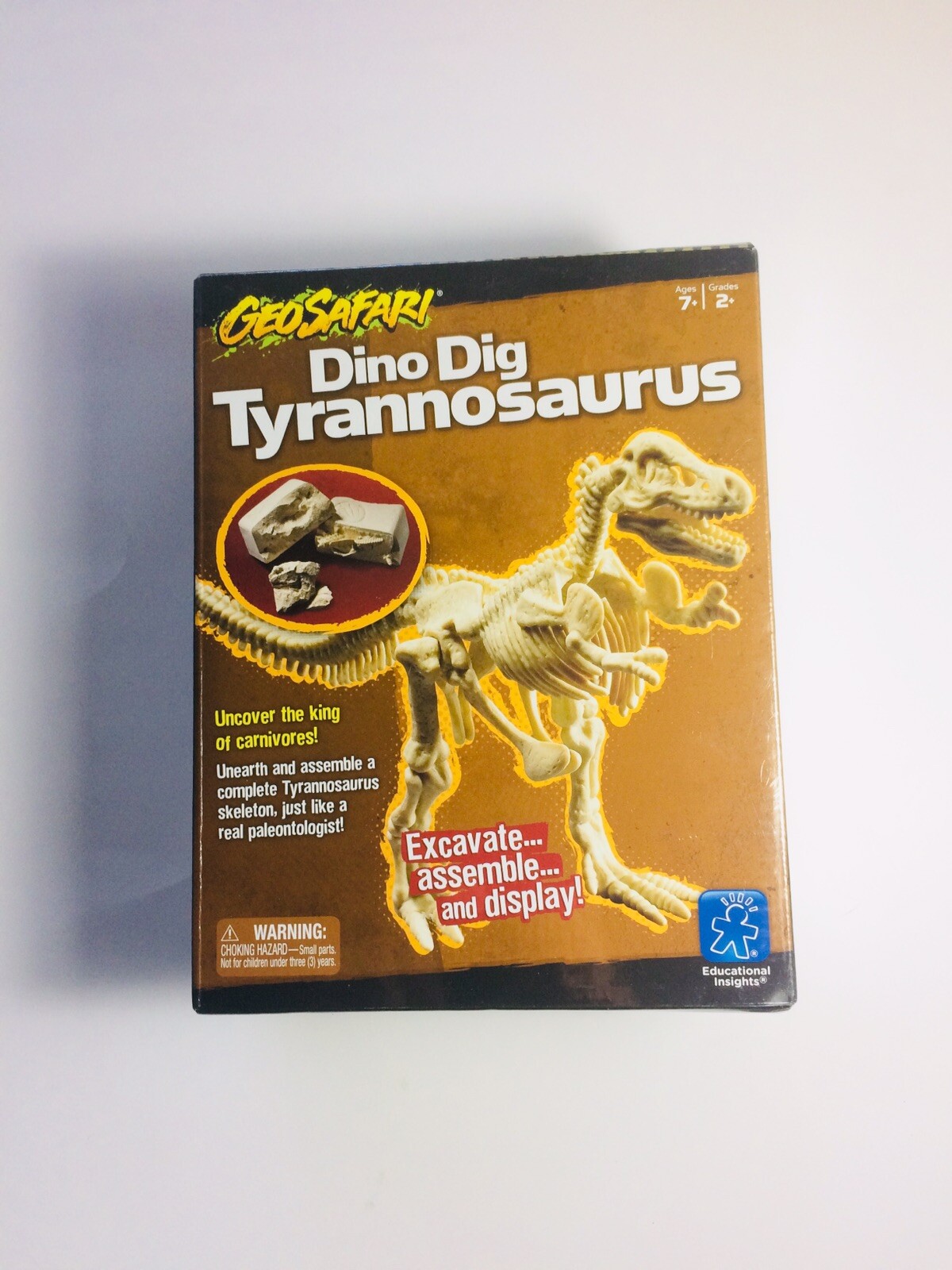💥NEW GEOSAFARI Dino Dig Tyrannosauraus Excavate Assemble Dinosaur T-Rex