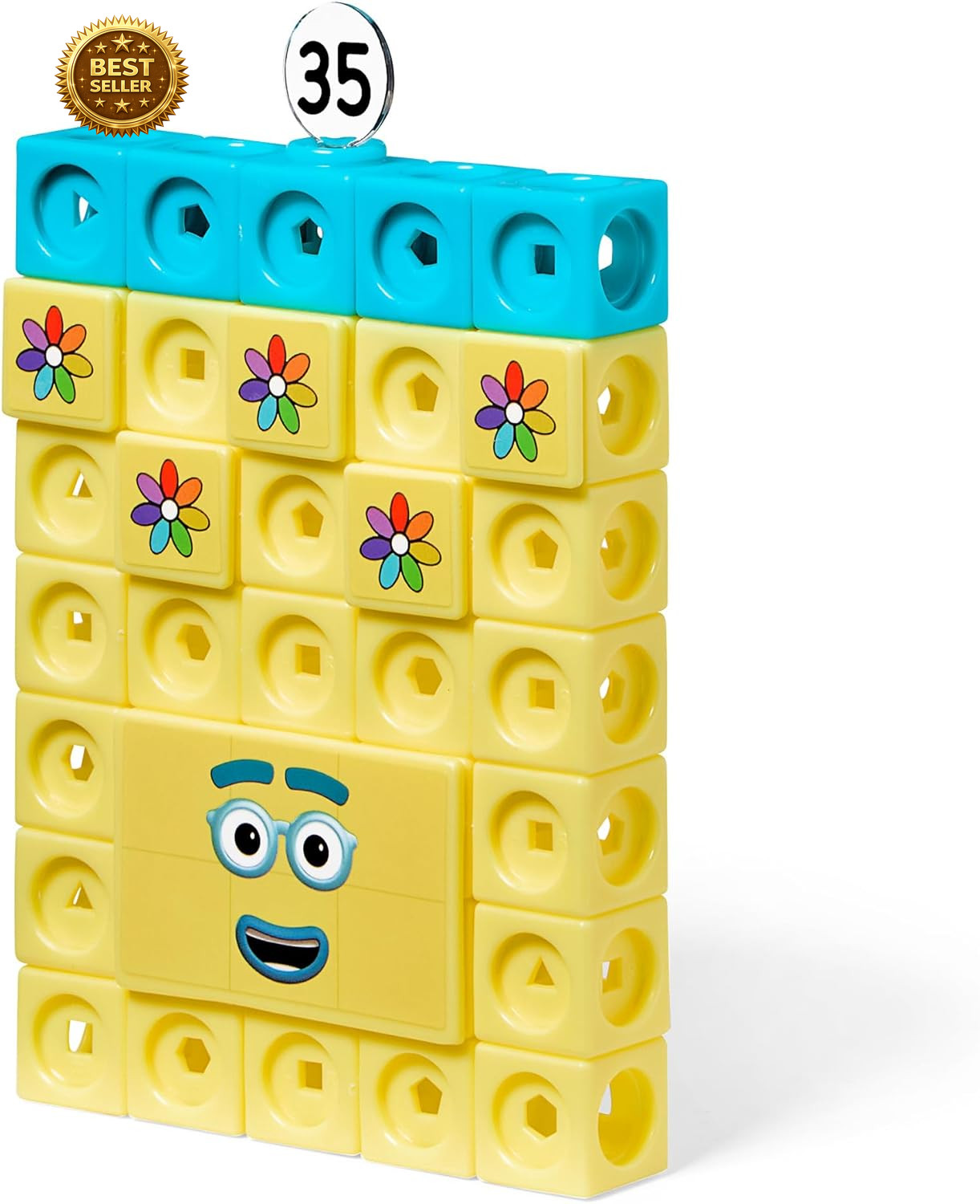 Math Linking Cubes 31-40 Counting Set Preschool Kindergarten Learning