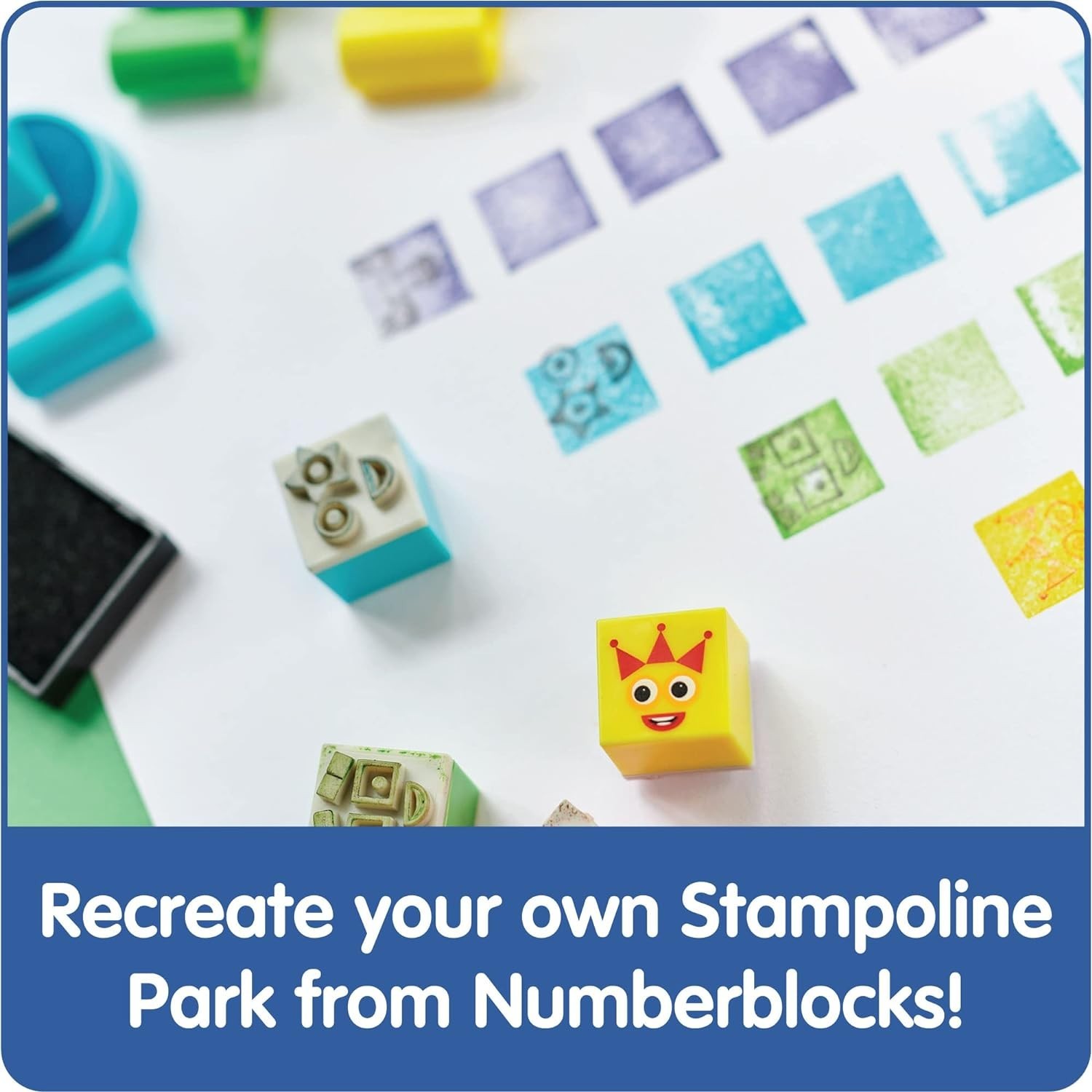 Fun Numberblocks Stamp Activity Set for Kids: 20 Stamps for Creative Learning