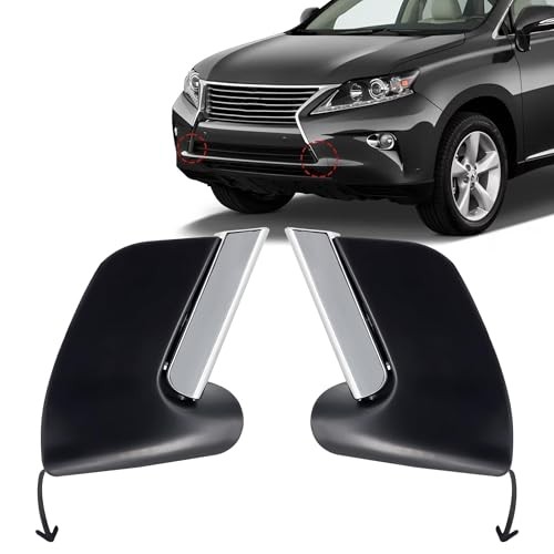 Left & Right Front Bumper Trim and Lower Towing Fits For Lexus RX350 / RX450H
