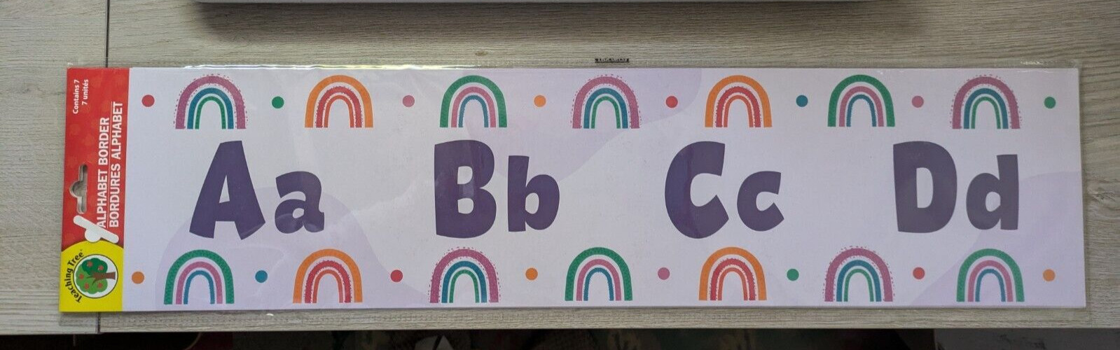 NEW RAINBOWS Teaching Tree Alphabet Border 7 pack Educational Posters
