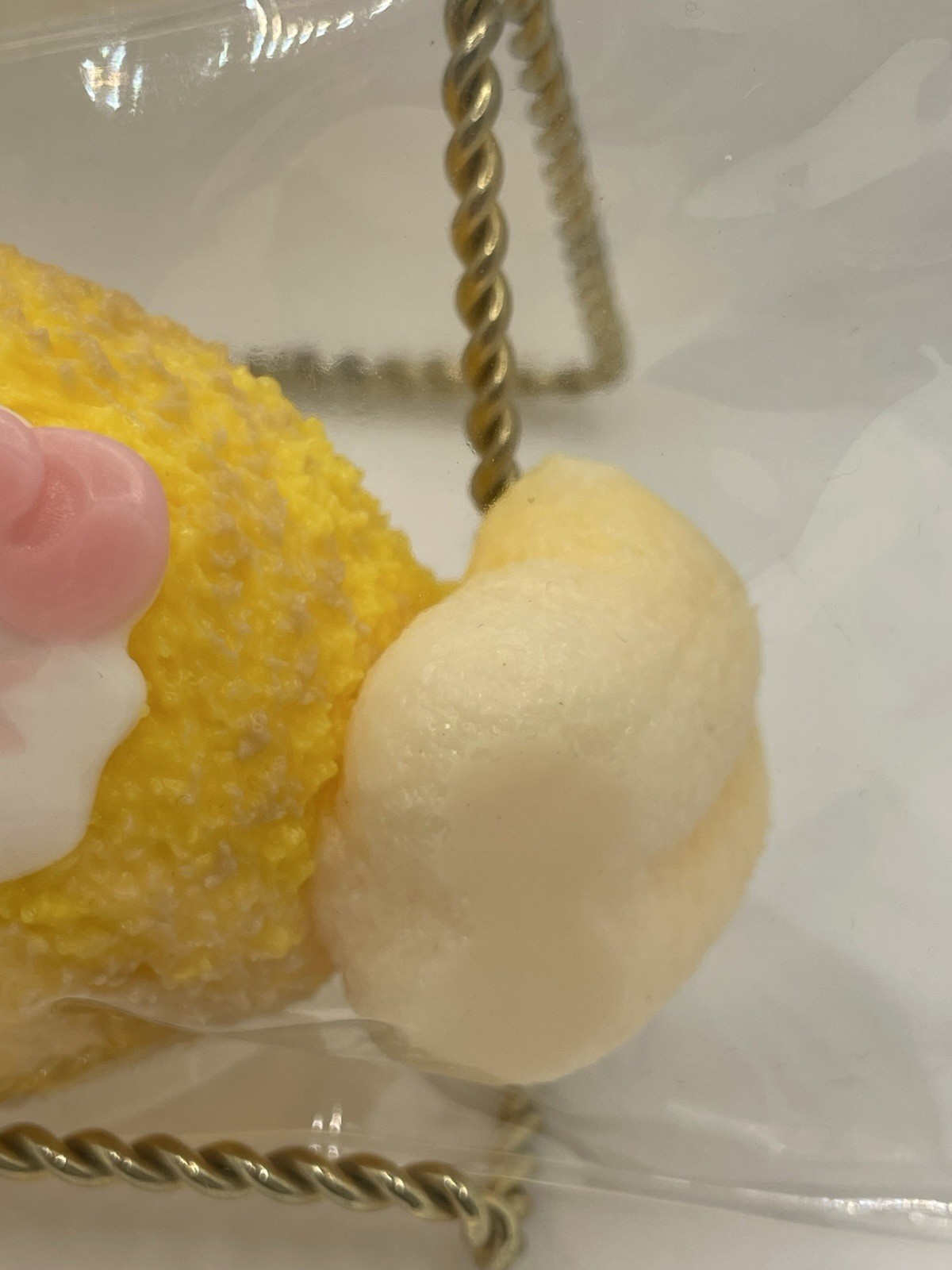 Taba Squishy Handmade Kawaii Buttery Texture HK Chicken Leg Fidget 3 1/2” Long