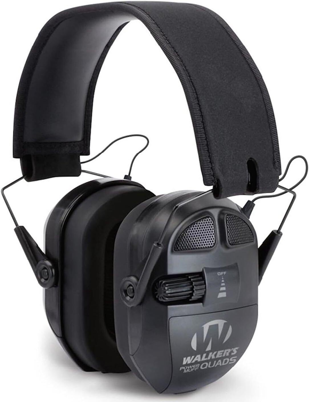 WALKER’S Ultimate Power Muff Quads – Hearing Protection Noise Reduction 26dB NRR