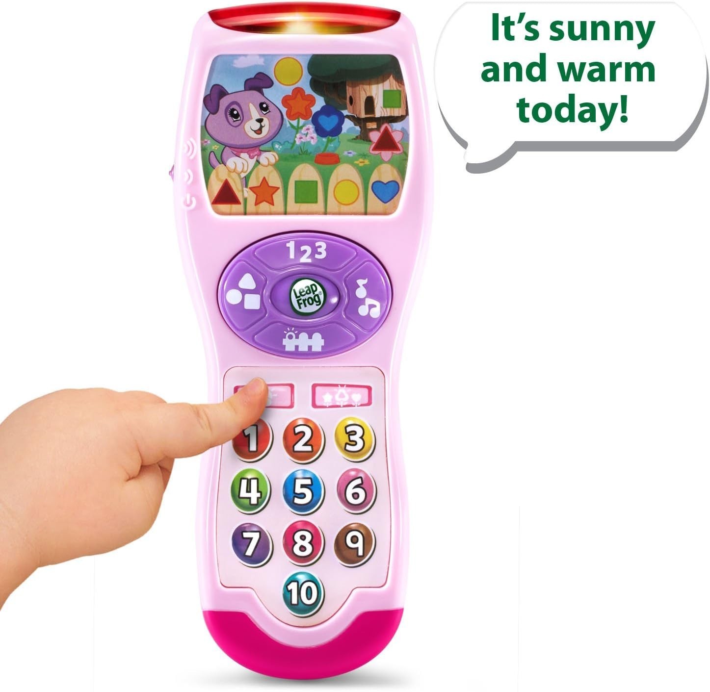 Violet’s Pink Learning Lights Remote – Engaging Fun for Babies and Toddlers!