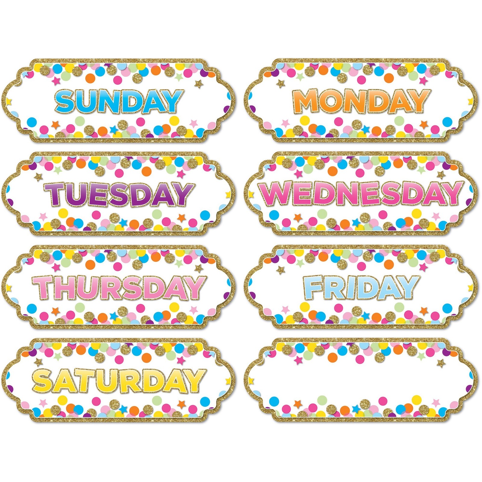 Ashley Magnetic Confetti Days Timesavers (ash-19006) (ash19006)