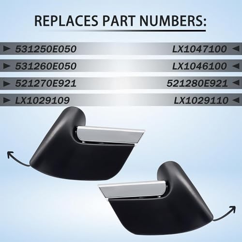 Left & Right Front Bumper Trim and Lower Towing Fits For Lexus RX350 / RX450H