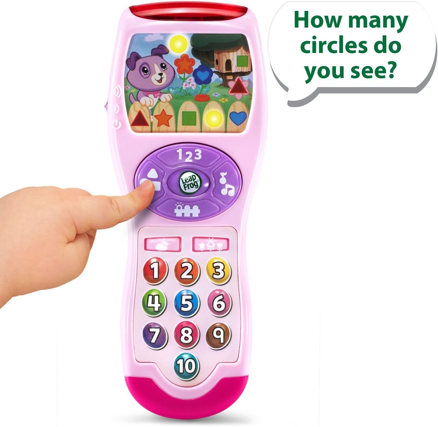 Violet’s Pink Learning Lights Remote – Engaging Fun for Babies and Toddlers!