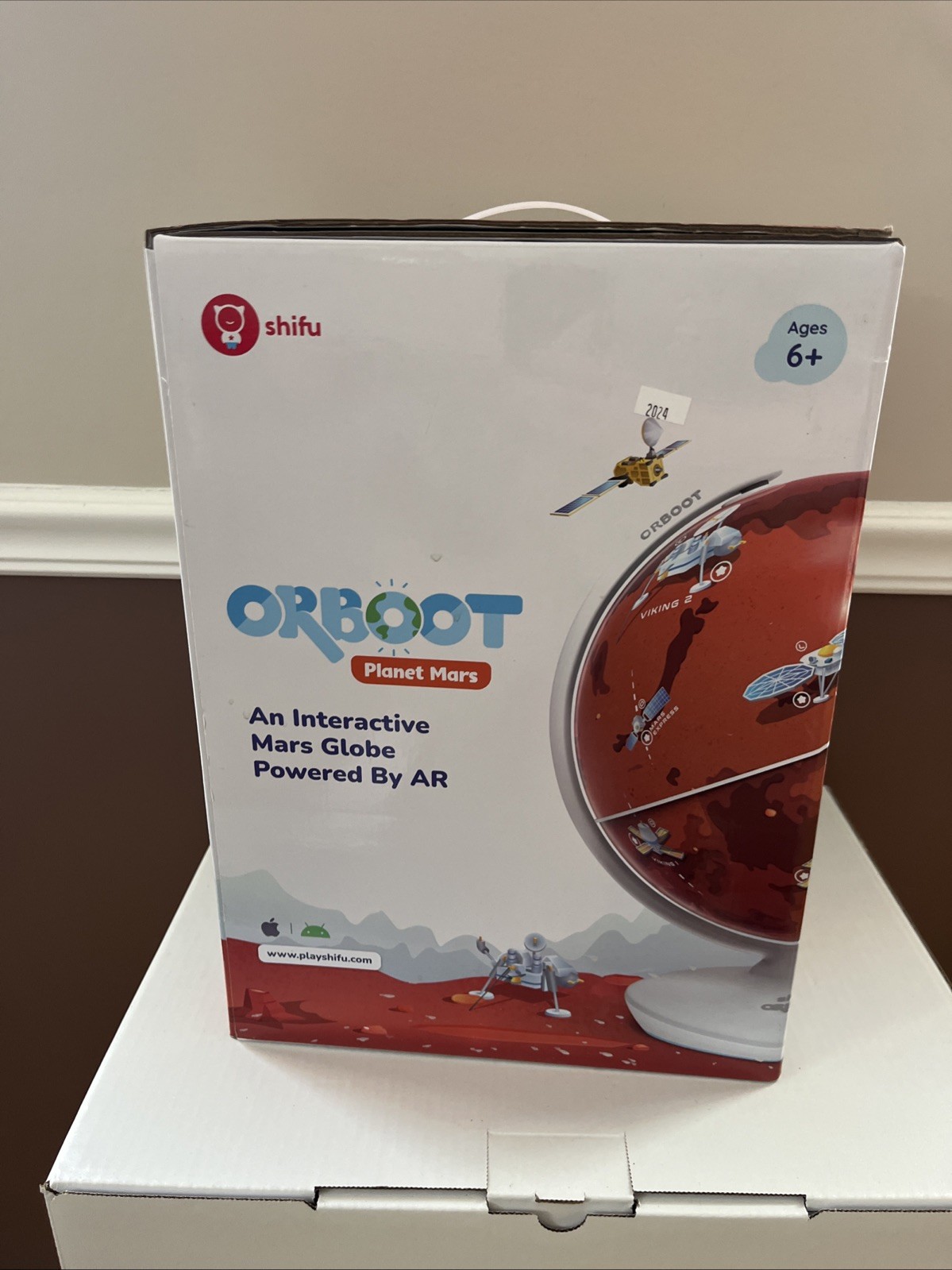 Mars Globe with Rover Locations – by Shifu Orboot, Mars Interactive AR