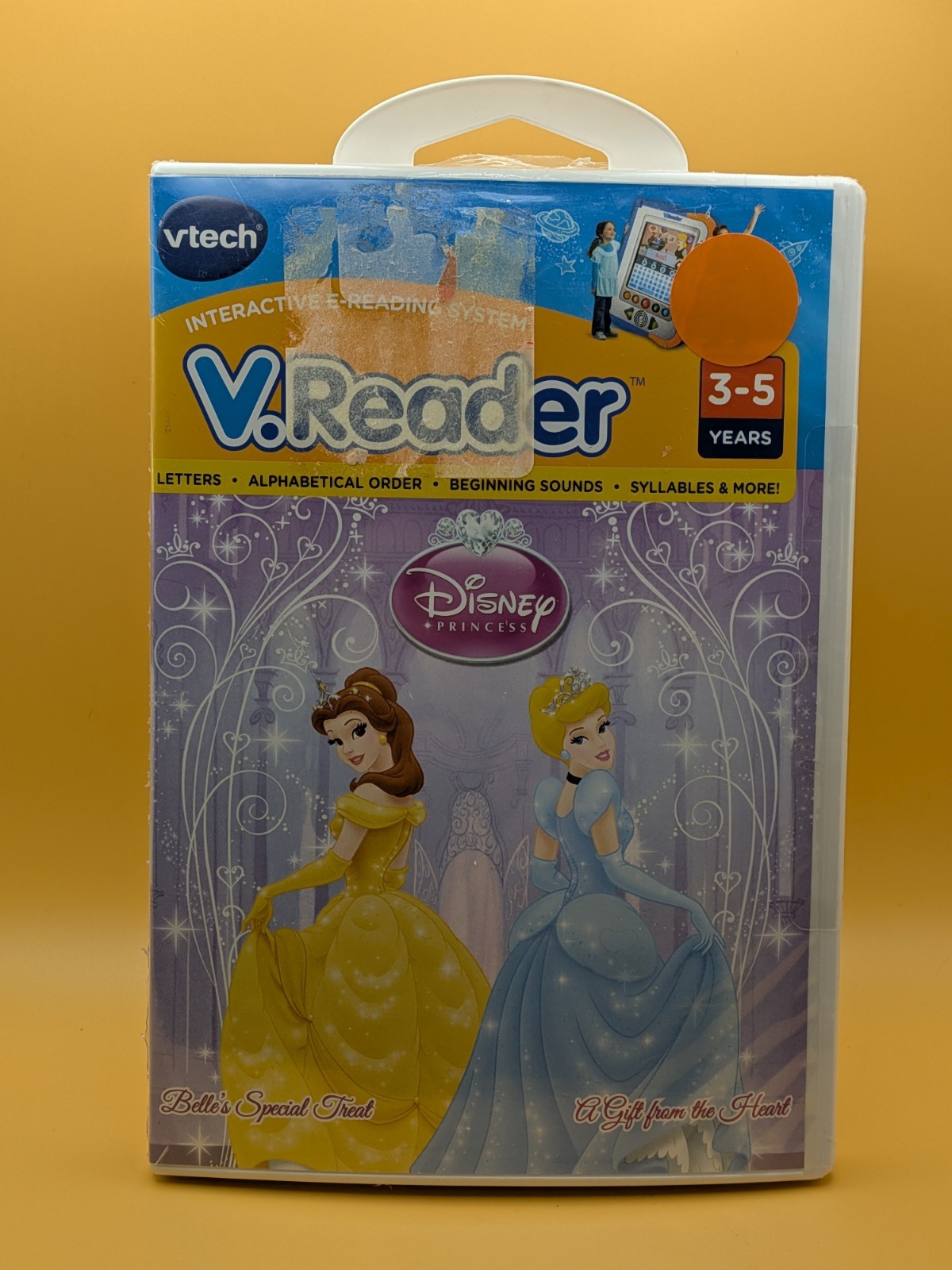 Vtech V.Reader Disney Princess Learning Game- 3-5yrs – Security Sealed