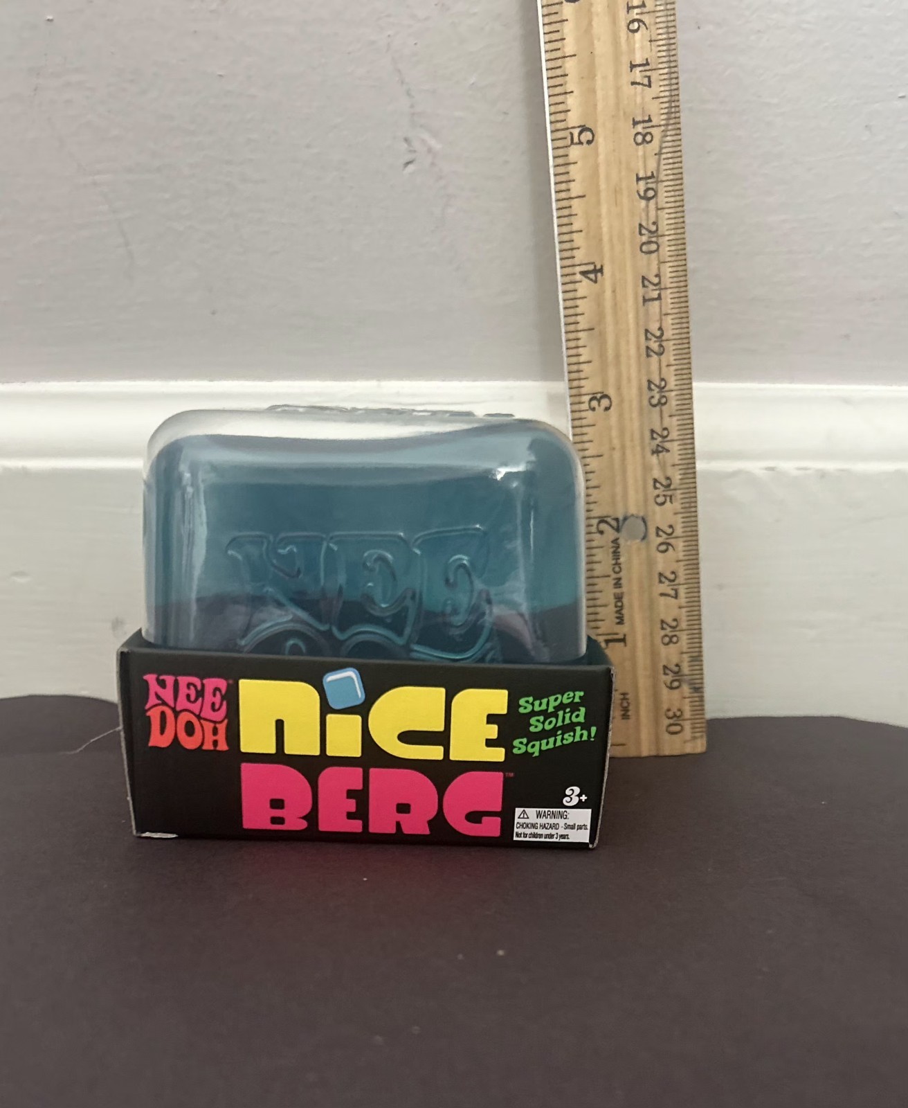 NeeDoh Nice Berg Blue XL Giant Nee Doh Niceberg Squishy Cube Ice TikTok Viral