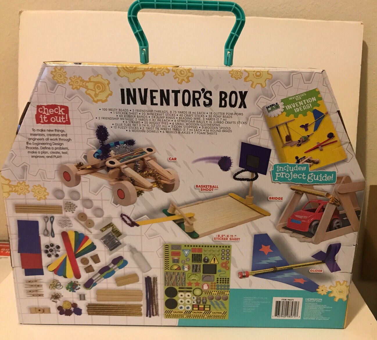 Dabble Lab Kids Inventors Box 250+ Pieces Fun Educational Crafts Ages 8+