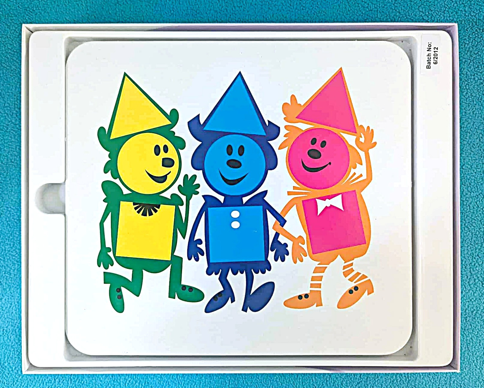 ORDA COLOR CLOWNS Geometric Tile Game~Discovery Toys~Ages 4-7~Plastic Shapes~EUC