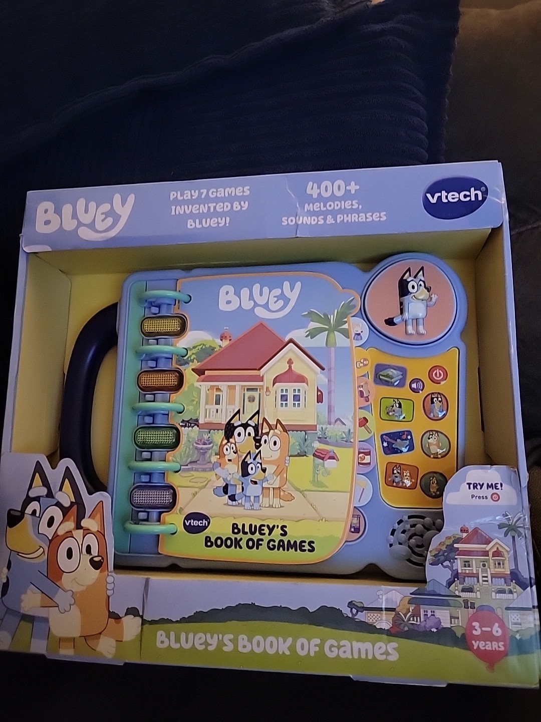 VTech Bluey’s Book of Games New In Box