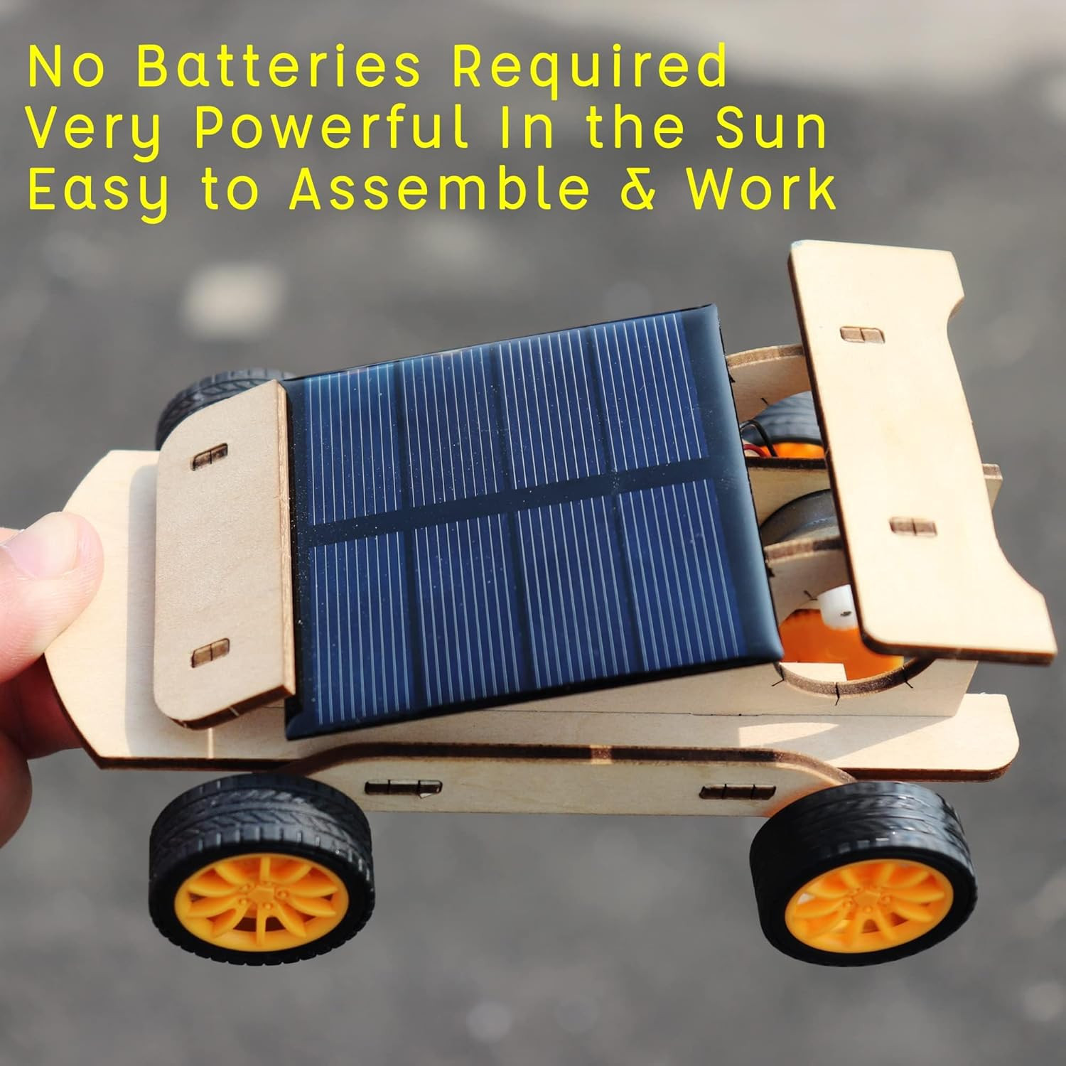 DIY RC Car Kit, Build Your Own Solar Car – Stem Projects for Kids Ages 8-12, Sci