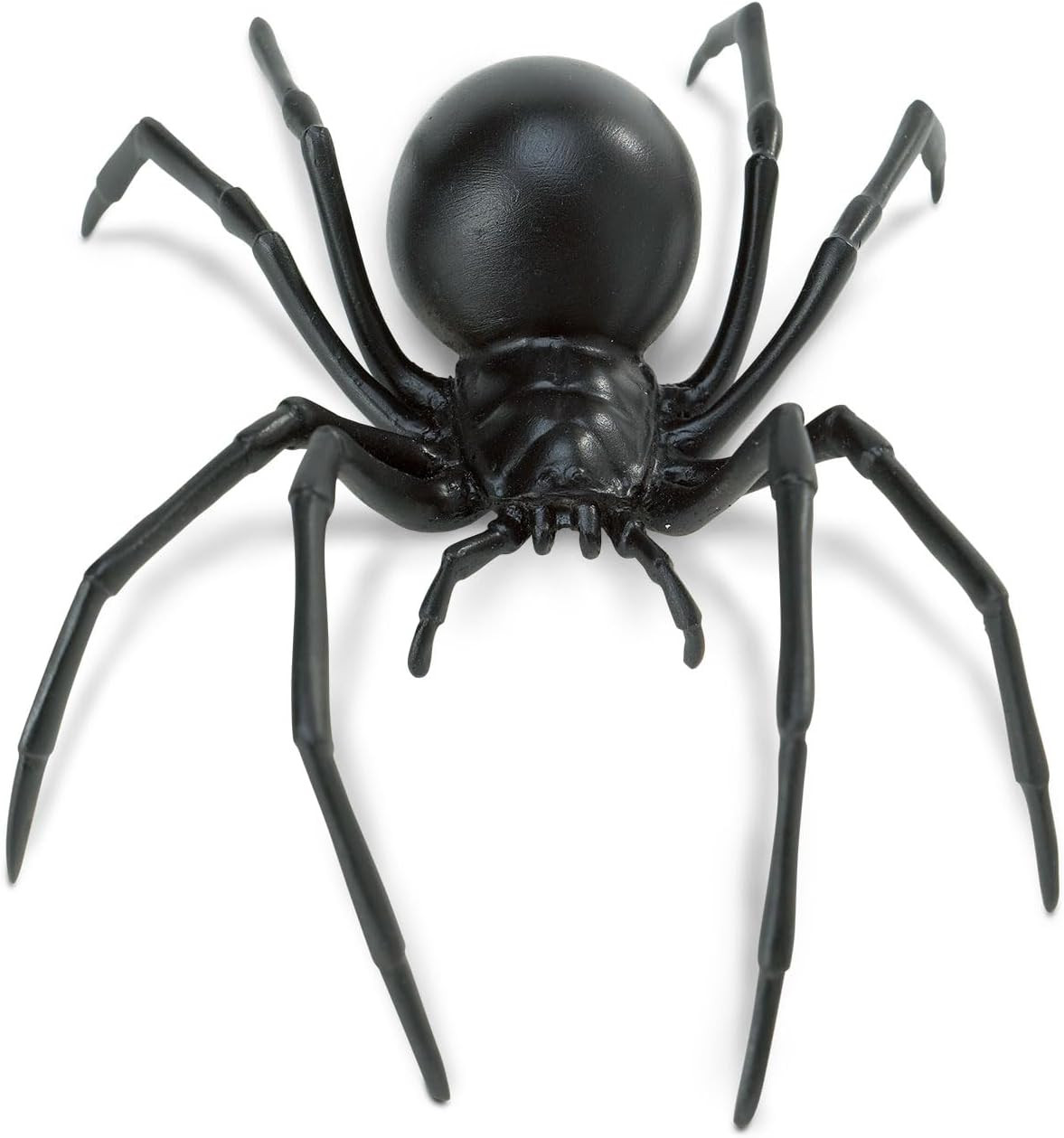 Black Widow Spider Figurine – Realistic 6.5″ Arachnid Figure – Educational Toy f