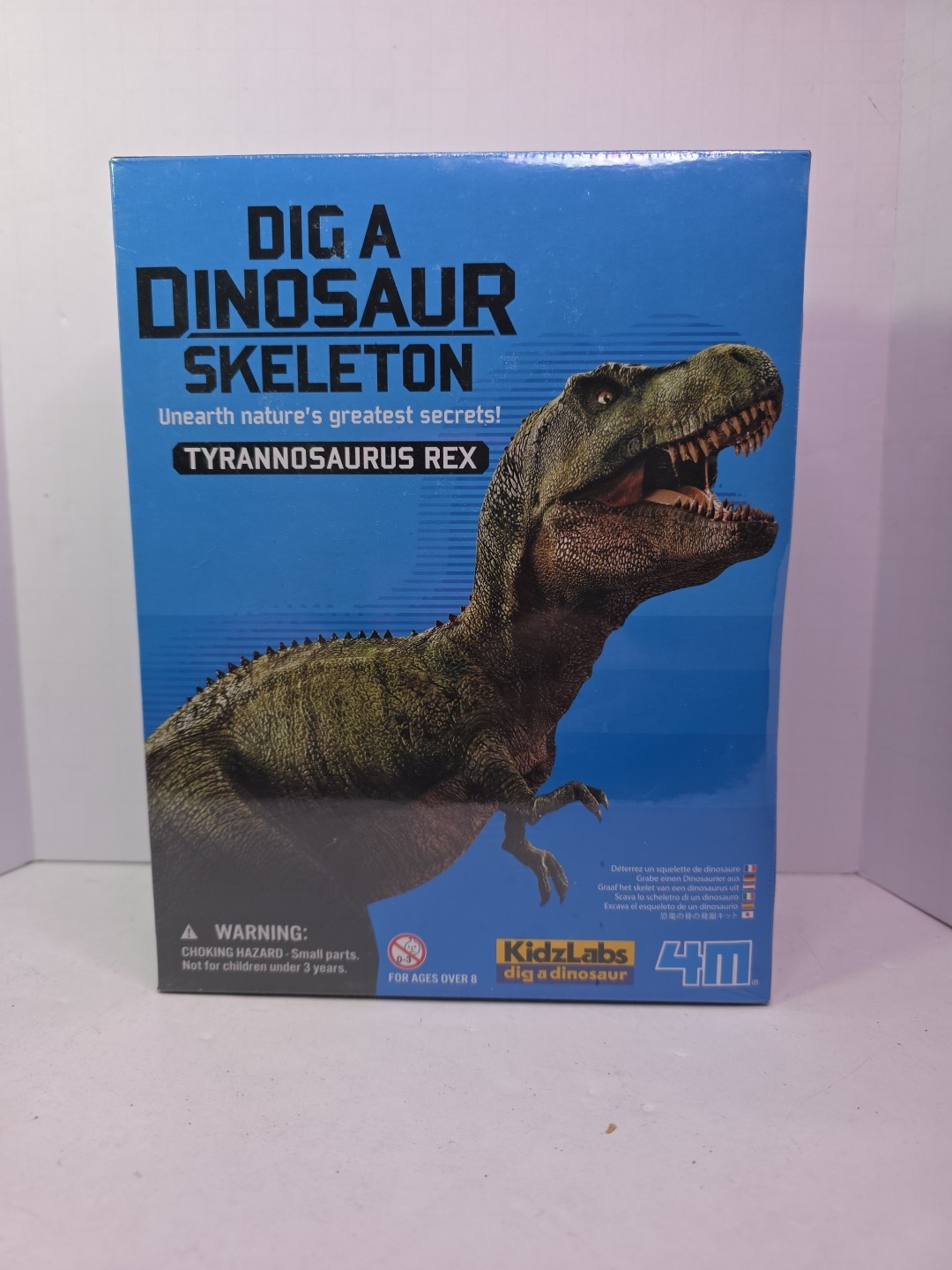 Tyrannosaurus Rex Dinosaur Figure Dig A Dinosaur Skeleton – Kidz Labs – New