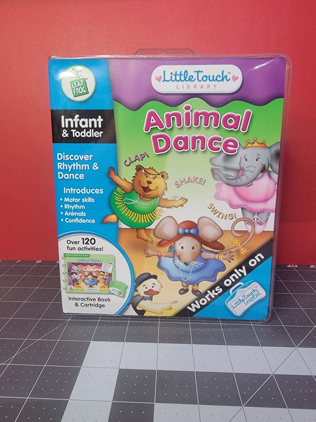 Little Touch LeapPad Frog Animal Dance Infant Toddler Interactive Book Game