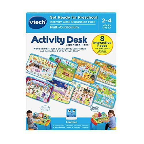 VTech Touch and Learn Activity Desk Deluxe Expansion Pack – Get Ready for