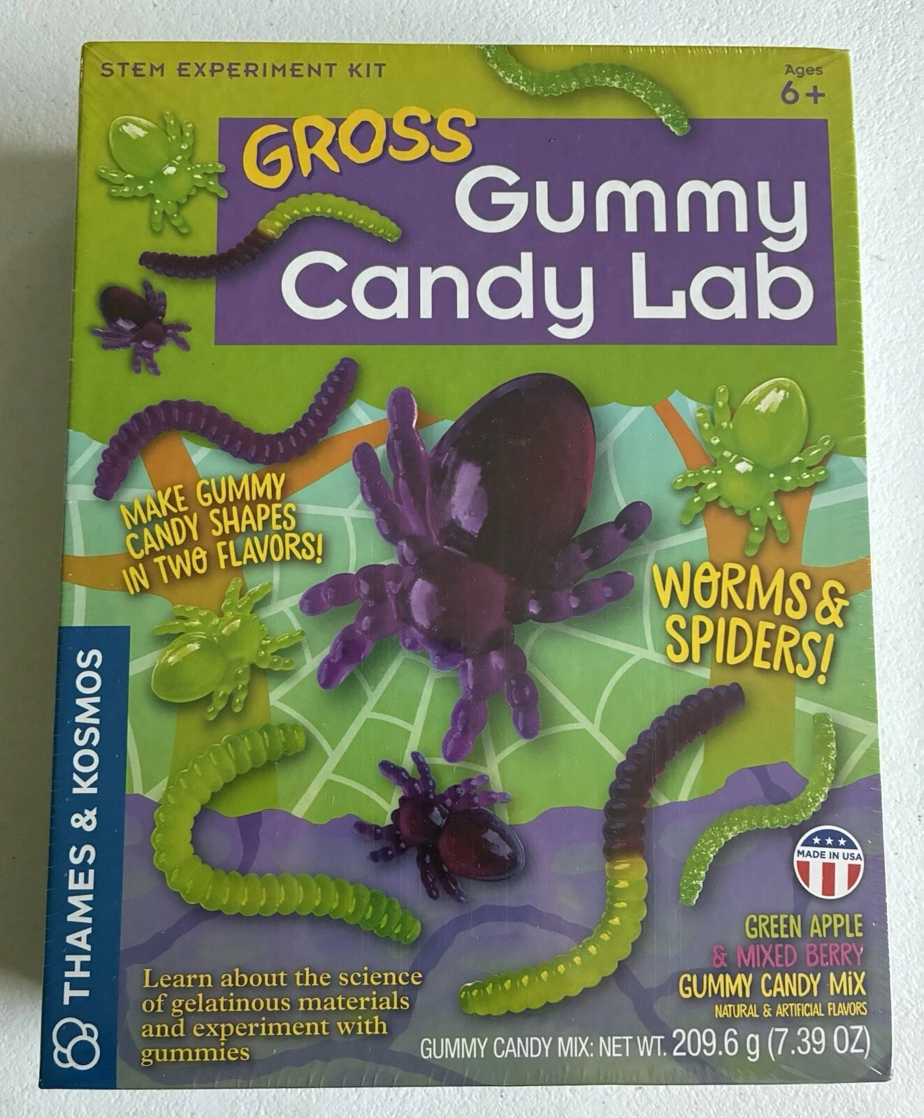 Gross Candy Lab Spiders & Worms Creepy Crawlers STEM Toy Gift Gummy Treats NEW