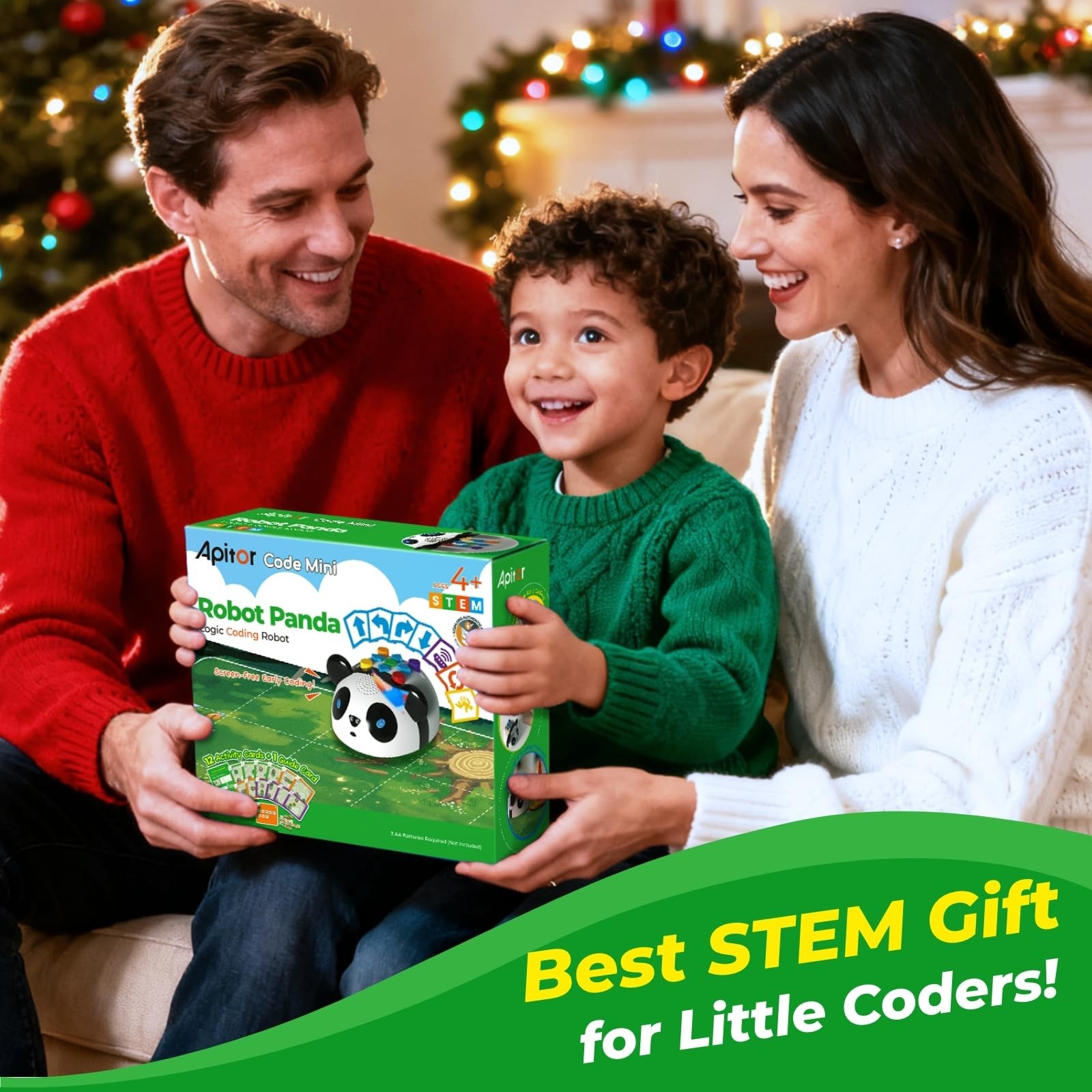 STEM Coding Robot Activity Set – 48 Pieces, Screen-Free Learning Toy, Smart Sens