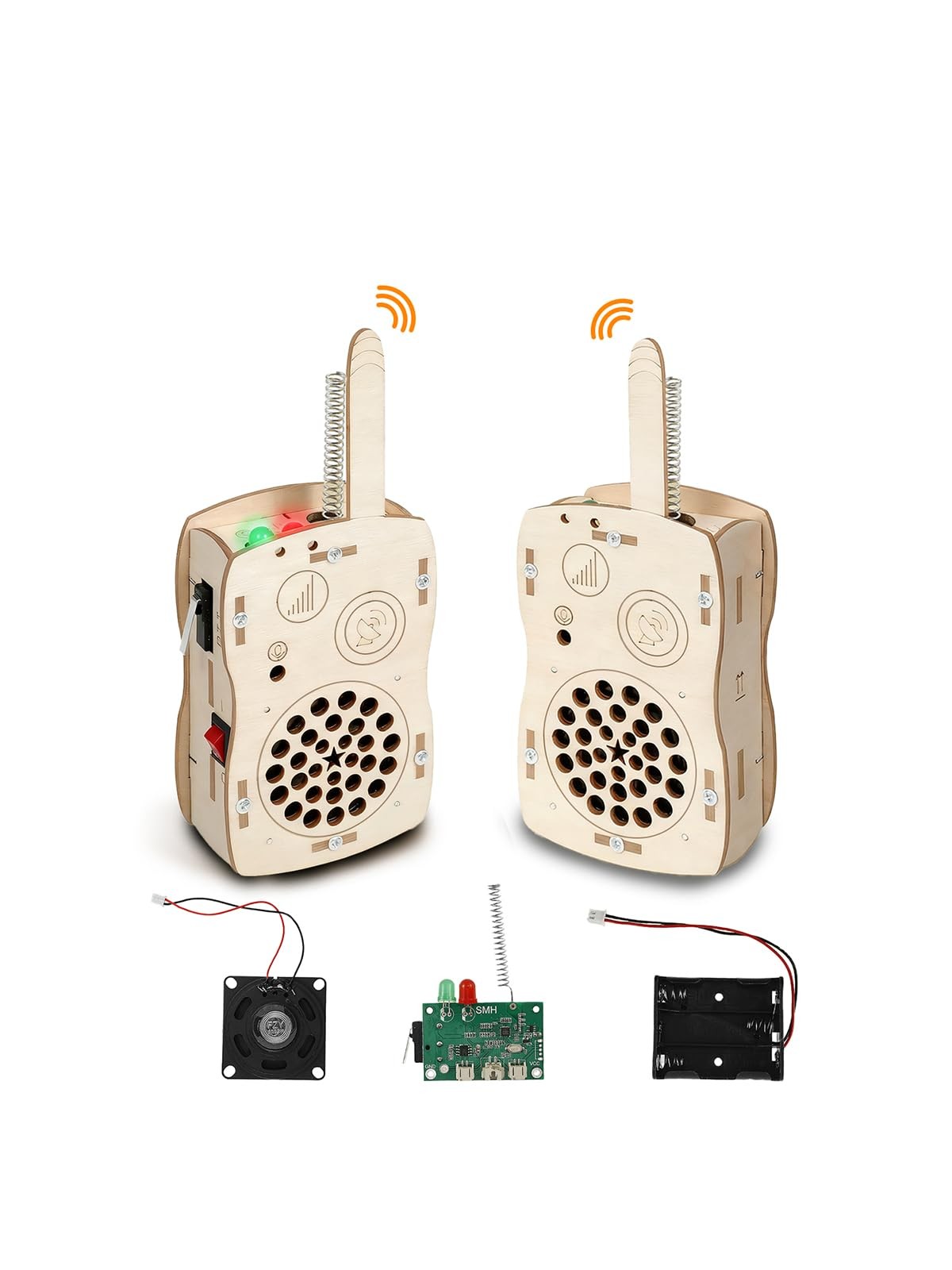 STEM Science Kits Toys DIY Walkie Talkie Kit for Kids Age 8-14, Science Proje…