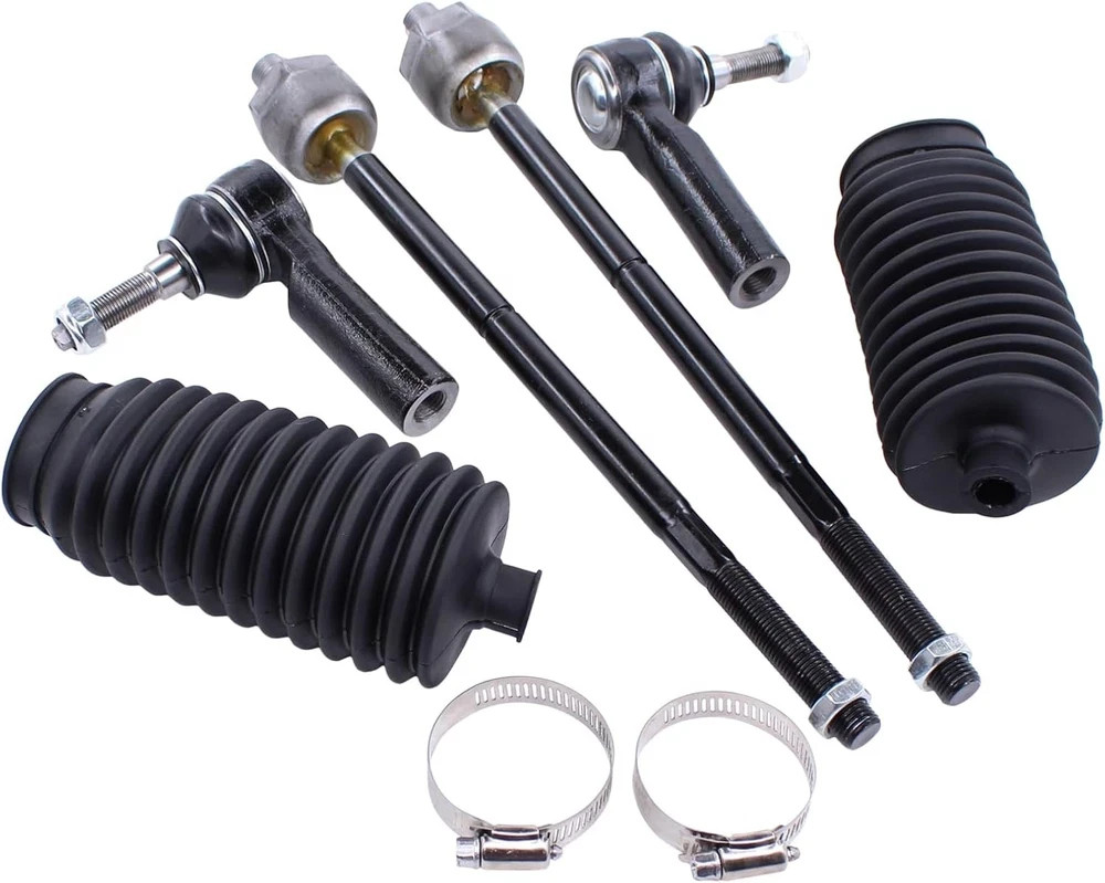 ApplianPar Front Inner and Outer Tie Rod Ends with Boot for Ford Mustang 2005…