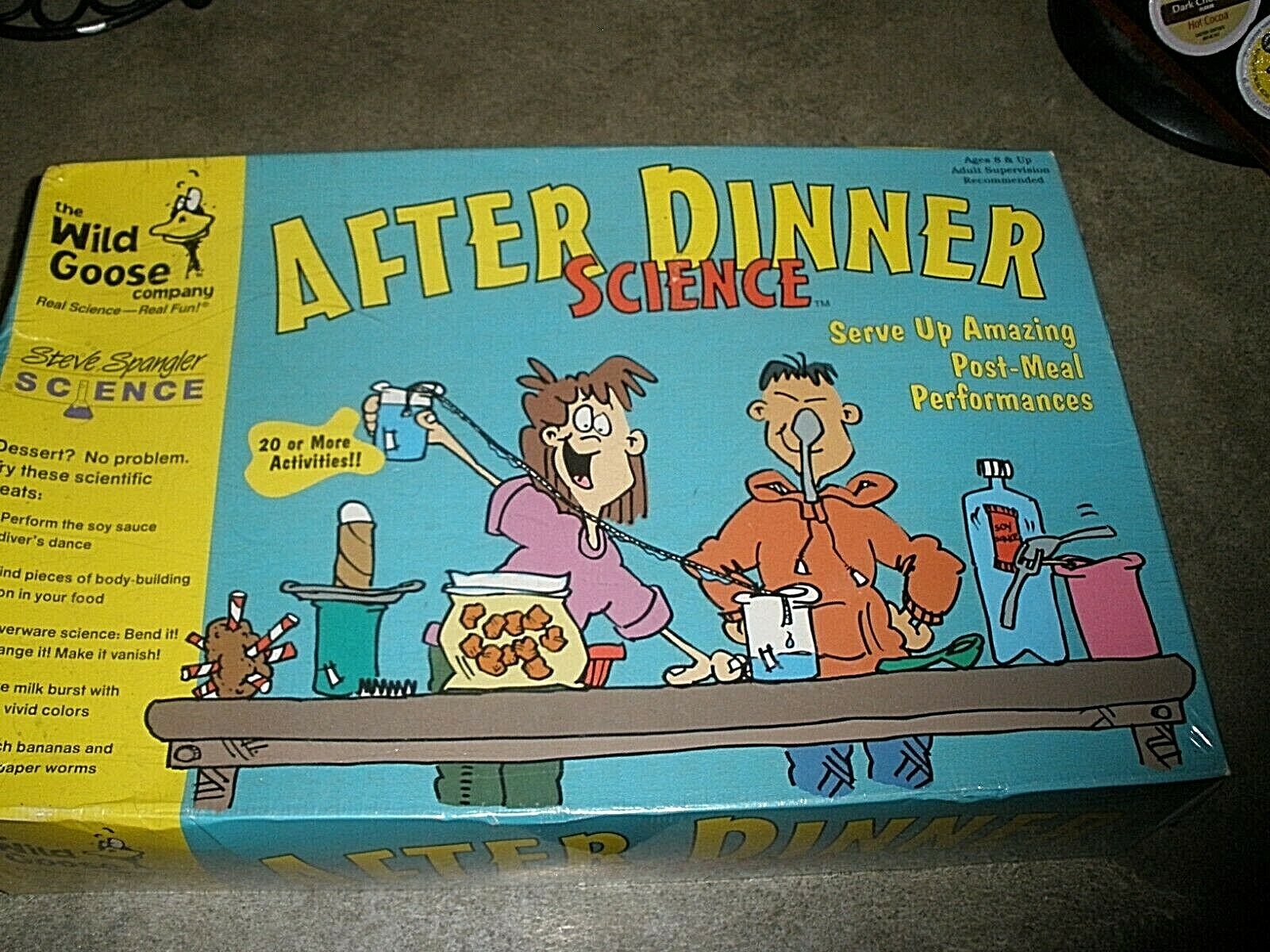NEW After Dinner Science Steve Spangler Wild Goose Company Kit