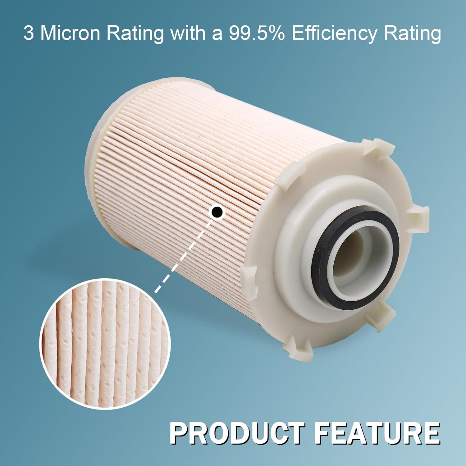 6.7 Fuel Filter Compatible with 2007-2009 Dodge Ram 2500 3500 6.7L Cummins Diese